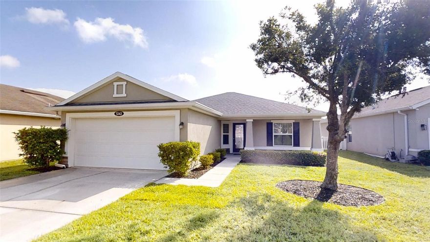 Beautifully updated 3-bedroom, 2-bath home in the sought-after Port Orange Plantation community with tranquil lake views. This single-story residence showcases an open floor plan with vaulted ceilings, durable tile and vinyl flooring, and sliding glass doors that lead to a private backyard retreat. The modern kitchen features white cabinetry, Corian countertops, new stainless steel appliances, and a breakfast bar overlooking the living area. The spacious primary suite offers a tray ceiling, a walk-in closet, and a dual-vanity bath. Recent upgrades include a 2-year-old roof with gutters, fresh interior paint, and energy-efficient LED lighting. With low HOA fees and low property taxes, this home is both stylish and affordable. Ideally located near shopping, dining, schools, and just minutes from the beach. Move-in ready!