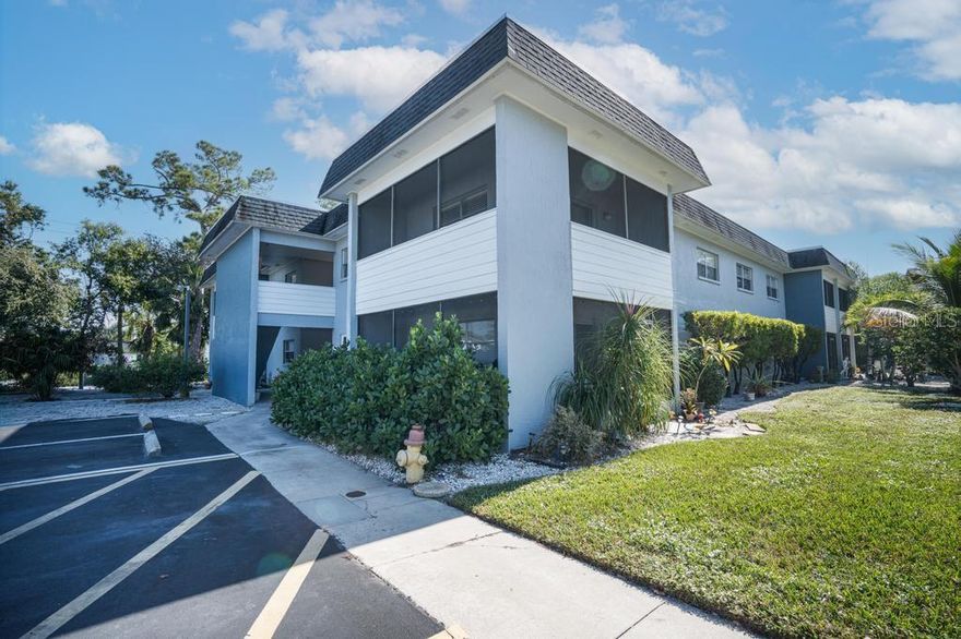 Discover your perfect slice of Florida paradise in this thoughtfully updated first-floor condominium that proves good things come in smart packages. This charming 728-square-foot home features a spacious bedroom with a walk-in closet and a bathroom designed for modern convenience with its efficient shower setup.

The front entrance reveals a delightfully versatile bonus space that adapts to your lifestyle – transform it into a productive home office, intimate dining area, peaceful den, or welcoming guest retreat. Step outside to your private screened patio, where morning coffee tastes better overlooking the peaceful green space beyond.

Community living gets an upgrade here with resort-style amenities minus the resort price tag. Take a refreshing dip in the sparkling swimming pool just steps from your door, or challenge friends to a game at the basketball court. The landscaped grounds include inviting grilling areas perfect for weekend barbecues and casual entertaining.

Location speaks volumes in Bradenton's desirable area, where convenience meets coastal charm. You're wonderfully positioned near shopping and dining options, with easy access to stunning Gulf beaches and the tropical allure of nearby Anna Maria Island. The Sarasota/Bradenton International Airport and major highways ensure effortless travel connections. Whether seeking a permanent residence, seasonal escape, or investment opportunity, this well-positioned gem delivers Florida living at its finest.