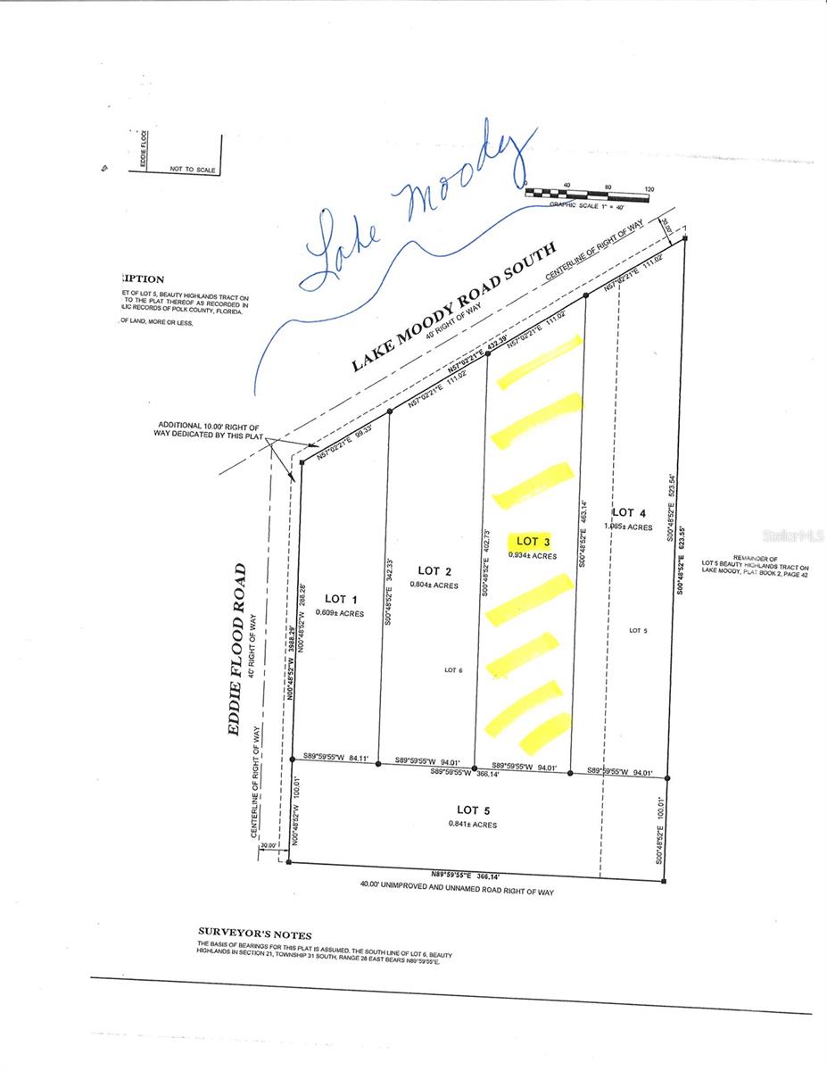 LAKE MOODY ESTATES - Land
