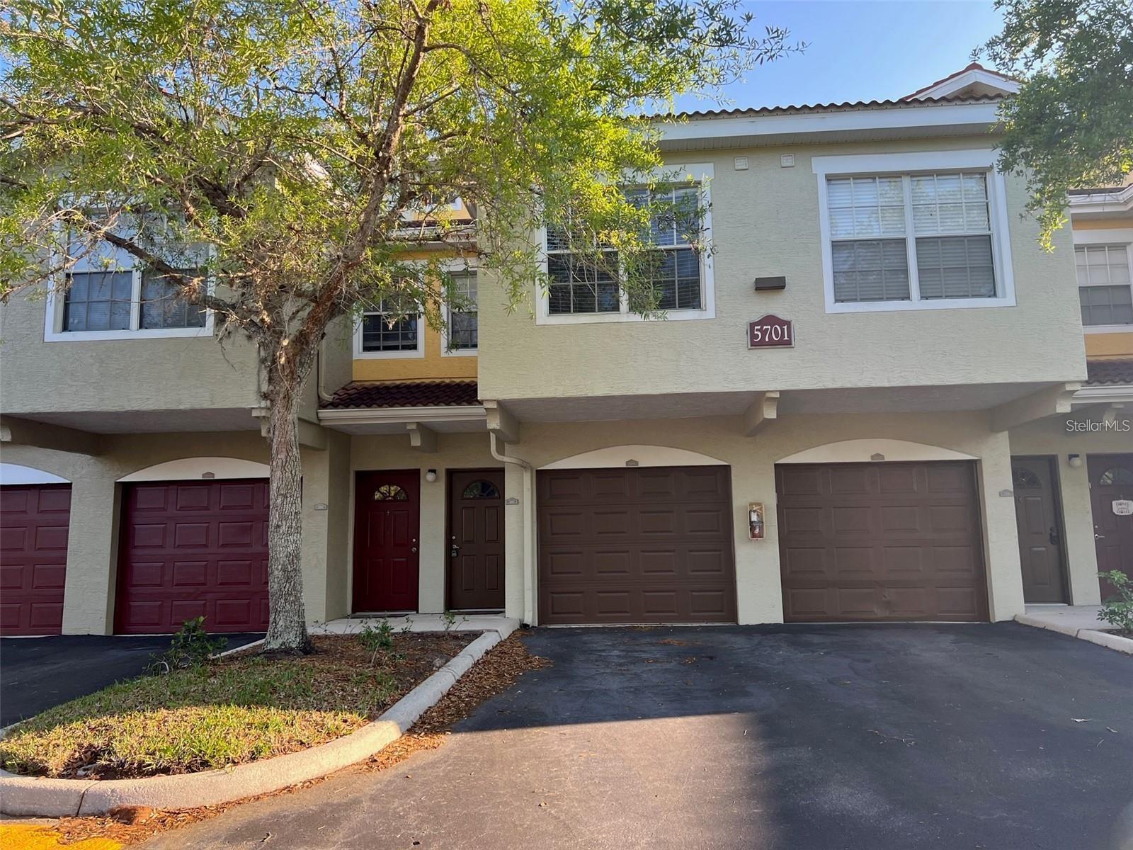 Call home this 2 bedroom/2bath townhouse with 1 car garage in very popular Las Palmas. GATED Resort style Community with heated community pool, fitness center, tennis courts and playground. NEWER TILE AND CARPET FLOORS. The living room, kitchen, guest bedroom and guest bath are on the 2nd level. Screened lanai with preserve view off living room. Master bedroom, bath and laundry on 3rd level. Washer/dryer included. Basic cable and water included. Las Palmas is conveniently located near UTC Mall, Whole Foods, lots of shopping, restaurants and downtown Sarasota. NO PETS AND NON SMOKING PLEASE. Applications approval required with FICO scores 600 or above for anyone over 18 yrs old.