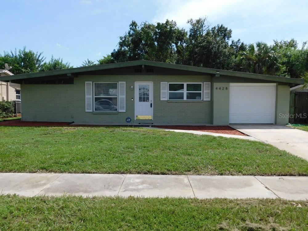 This cozy mid-century home features 3 bedrooms, 2 baths with a 1-car attached garage. Living room with separate dining room area, plus a bonus room/office/den, updated kitchen and baths with stainless steel appliances. Wood laminate floor throughout, with carpet in the bedroom and tile in the wet area. Large screen enclosed porched and chain-link-fenced yard. The lot is located on a conservation lot with no backyard neighbors. Great location, minutes to shopping, restaurants and more! Schedule your showing today! Please apply online using our link : https://homm.managebuilding.com/Resident/rental-application/new/apply