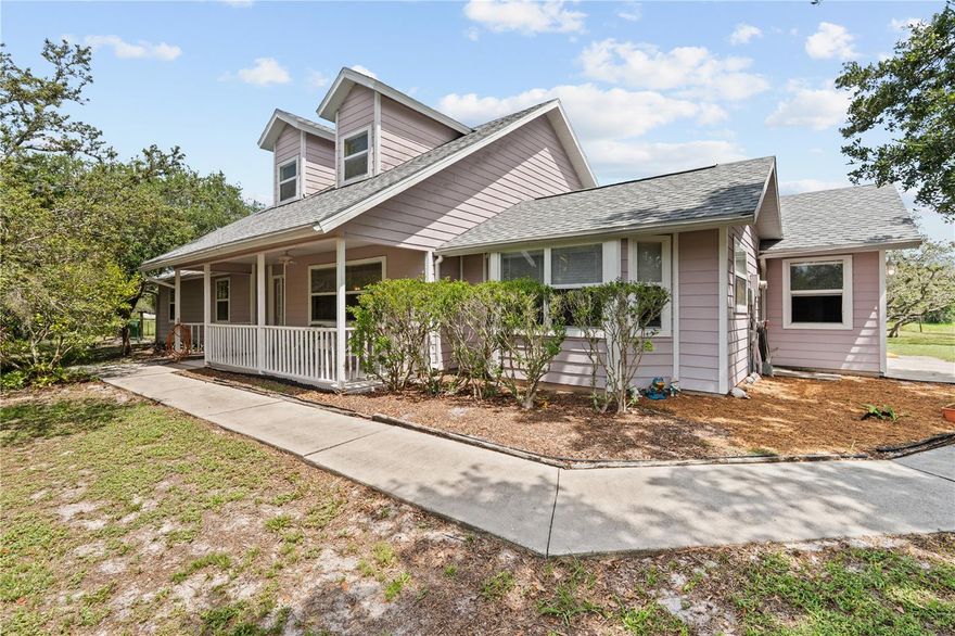 Private Guest House | 5.29 Acres | Pool | Horse Barn |RV pad | No HOA |

Tucked away in the highly sought-after community of Magnolia Hill, this unique property offers space, freedom, and functionality—starting with a fully equipped guest house/in-law suite featuring its own private entrance, kitchen, bathroom, laundry hook ups, and AC. Perfect for multigenerational living, guests, or even rental potential.

The main home is a charming 3-bedroom, 2-bathroom residence with an open loft, and fireplace. Appreciate crown molding, bay windows, and surround sound throughout. Step outside to a large screened-in pool area, ideal for relaxing or entertaining. Enjoy the tiki bar addition year-round under the Florida sun.

Set on 5.29 acres, this high-and-dry, property offers a peaceful setting surrounded by nature and wildlife—complete with a pond and fountain. A long private drive leads to an attached garage, a detached workshop, and a 4-stall horse barn. 

Major upgrades and recent improvements total over $80,000, including:New roof(s),  New chimney cap, New pool skimmer and pump, Updated septic system, Fresh paint, lighting, and ongoing improvements through 2025

Additional features include an RV pad with full water/sewer/electric hookups. 
Residents enjoy no HOA, and zoning for horses, livestock and more! Whether you’re looking for a quiet family compound, multigenerational setup, or space to bring your toys and animals, this property delivers.

All of this just minutes from the soon to come #1-rated Solera Golf Club in Florida and convenient to shopping, dining, and schools—while still offering the peace and space of true country living.

Homes in Magnolia Hill rarely come available—don’t miss this opportunity to own a slice of freedom with room to grow.