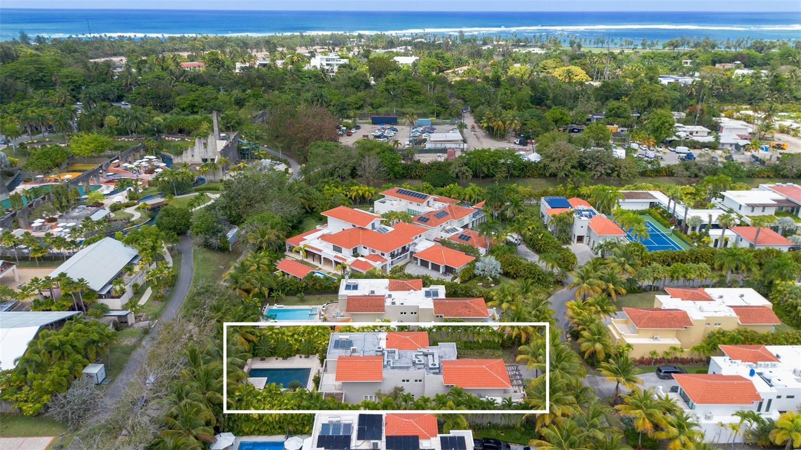 Located within the confines of Dorado Beach East, an exclusive neighborhood renowned for its opulence and tranquility, awaits an exceptional opportunity to indulge in luxury living at Dorado Beach Resort and Club which offers an unparalleled experience, providing exclusive access to an array of amenities: Golf Courses, Spa Center, Fitness Center, biking/walking trails, Restaurants, Pools, Beach.
Presenting a Villa Carbia model, this exquisite residence offers comfort and functionality. This home is meticulously maintained and in impeccable condition, it stands as a testament to pride of ownership. Featuring 4 lavish bedrooms and 5.5 baths, this residence spans approximately 5,200 square feet of thoughtfully appointed living space. As you step through the grand entrance, tall ceilings greet you, filling the interiors with an aura of grandeur and spaciousness, and immersed in natural light pouring in through expansive windows.
Entertain in style on the outdoor terrace, where al fresco gatherings are elevated against the backdrop of lush landscaping. A polished pool summons for leisurely afternoons spent enjoying in the sun, complete with all-new pool equipment for your convenience.
Beyond its luxurious amenities, this residence offers unparalleled convenience with a private gate providing exclusive access to the Watermill and Fitness Center. Indulge in resort-style amenities and leisure activities just moments from your doorstep, adding an extra layer of accessibility and luxury to your lifestyle. Embrace the opportunity to make this residence your own.