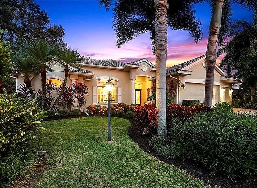 Beautifully upgraded custom pool home in a prime central Sarasota location. This thoughtfully designed split floor plan offers a private office/den, spacious great room, and a generous owner’s suite. The renovated kitchen (2017) features granite countertops, custom cabinetry with soft-close drawers, stainless steel appliances, wine refrigerator, convection oven, breakfast bar, and pot filler.

Interior highlights include tile and vinyl flooring, recessed lighting, volume and coffered ceilings, crown molding, and abundant natural light throughout. Flexible living spaces allow for multiple dining or work-from-home options.

Enjoy a private outdoor setting with a large screened lanai, saltwater pool and spa, covered patio, and lush tropical landscaping. Additional exterior features include a pool bath, outdoor shower, well irrigation, propane pool heater, storm shutters, and impact-rated openings.

Recent updates include a newer HVAC (2026) and a three-car garage. Located in a top-rated school district with convenient access to Siesta Key Beach, I-75, shopping, dining, and nearby parks including Red Bug Slough and the Legacy Trail extension.

Move-in ready and centrally located, this home offers comfort, quality, and privacy in one of Sarasota’s most desirable areas.