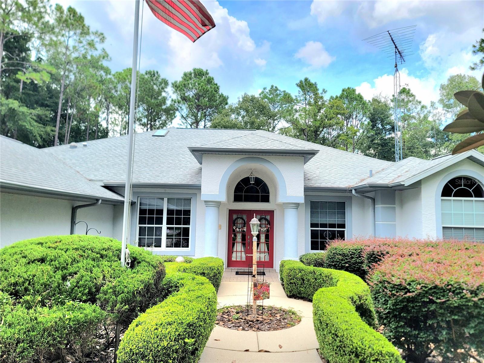 Elegant 3-Bed, 2.5-Bath Home with a study on 1.18 Acres in Dunnellon, FL
Welcome to this beautifully maintained single-family home nestled on a sprawling 1.18-acre lot in the peaceful Rainbow Springs area of Dunnellon. This spacious 3-bedroom, 2.5-bathroom residence delivers an expansive 2,230 square feet of air-conditioned living space, a 508 square feet Florida Room, that stays at the perfect temperature, and an oversized 732 sqaure feet double car garage with a brand new garage door and opener just installed in July of 2025. The garage also has an air-conditioned half bath. This beautiful block home is a perfect canvas for comfort, entertaining, and tranquility.
Key Features:
• Generous, well-thought-out layout with ample room for family and friends.
• Private, expansive grounds offering a lush, serene setting with great outdoor potential.
• Well thought out, easy to maintain landscaping that the natural wildlife love to visit. The deer even posed for the listing photos.
• A nice 120 square foot back patio with pergola.
• A white pvc picket fence for a dog run in the backyard.
• A storage shed out back that can be accessed from the back road.
• HOA-managed neighborhood with a modest annual fee that gives you private access to the World Renowned Rainbow River.
• Located within the scenic and peaceful community of Rainbow Springs, known for its greenery, natural beauty, and ease of access to local amenities.
• Plenty of parking with a nice round about at your front door.
• New roof installed in 2020.
• New HVAC installed in 2022.
• Leaf gaurd gutters installed in 2023.
• New drainfield in 2023.
• New fans are being installed in the Florida Room this month.
• Whole house radio and intercom system.
• Whole house vacuum built in the walls.
• Already wired for a generator, and the generator stays with the house.
• The Florida room is already pre-wired for a spa/jacuzzi.
• Indoor laundry and the washer and dryer stay as well.
• Can be sold partially furnished.
Ideal For:
• Families seeking space and privacy without sacrificing convenience.
• Buyers drawn to Dunnellon’s charm, peaceful setting, and access to amenities, and the great outdoors.
Don’t miss this rare opportunity.