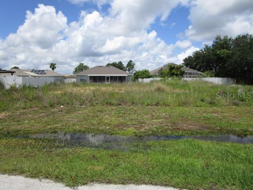 Discover the potential of this residential lot, perfectly situated for your dream home in the rapidly expanding Poinciana community. This lot property is primed for construction, offering you a blank canvas to bring your vision to life. This lot is being offered in As Is condition, forming part of a remarkable 30-lot portfolio that the seller is eager to share. Whether you're an individual buyer envisioning your dream home or an investor ready to contribute to the growth of Poinciana, this opportunity is tailor-made for you. The seller welcomes the possibility of selling individual lots, or in convenient bundles of 5, 10, 15, 20, or the entire 30-lot package. This flexibility ensures that you can tailor your investment to suit your preferences and goals. Whether you're a builder with a vision or an investor ready to seize this golden opportunity, don't miss out! Contact us today for additional information and take the first step towards building a brighter future in Poinciana. Poinciana features great amenities like a community pool, club house, sports fields, recreation center, fitness trails, dog parks, parks, and lakes to enjoy fishing with family and friends.