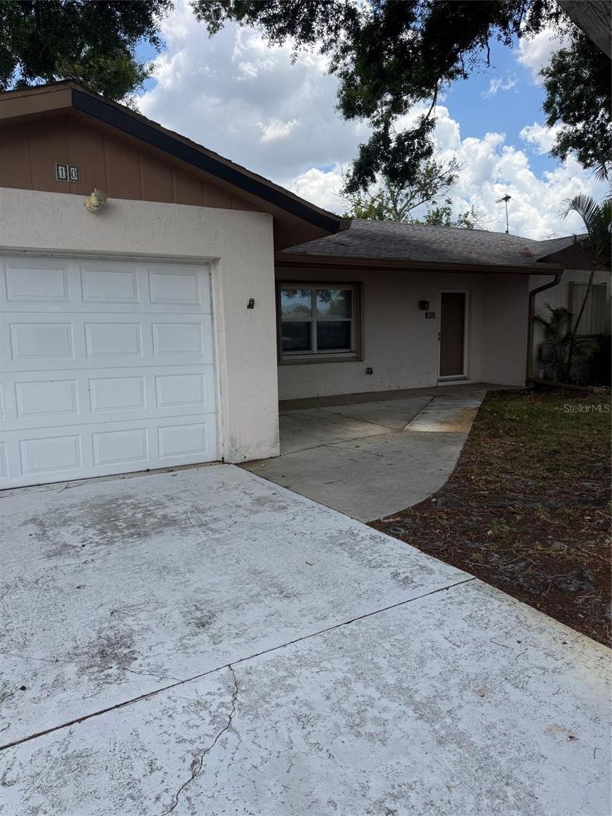 Under contract-accepting backup offers. Offers must be submitted by 5pm Sunday, May 3rd. Located directly across from the Venice East Golf Course, this 2 bedroom, 2 bathroom home with a 1-car garage offers a great opportunity for buyers looking to update and make it their own. The home features a functional layout with both bedrooms offering walk-in closets and private bathrooms. Additional highlights include a screened lanai, large linen closet, and a tub and shower combination in the guest bathroom. The garage includes a washer, dryer, and utility sink. Situated on a spacious pie-shaped lot (149x112x149x90), the property offers a private backyard and plenty of room to create your ideal outdoor space. An extended driveway allows for additional parking without blocking access to the garage. City water and sewer are in place, and the home is being sold partially furnished. This is an estate sale and presents a solid opportunity for buyers or investors looking to renovate and add value in a convenient Venice location. All information provided by the sellers is deemed reliable but is not guaranteed. Buyers are encouraged to verify all information independently.