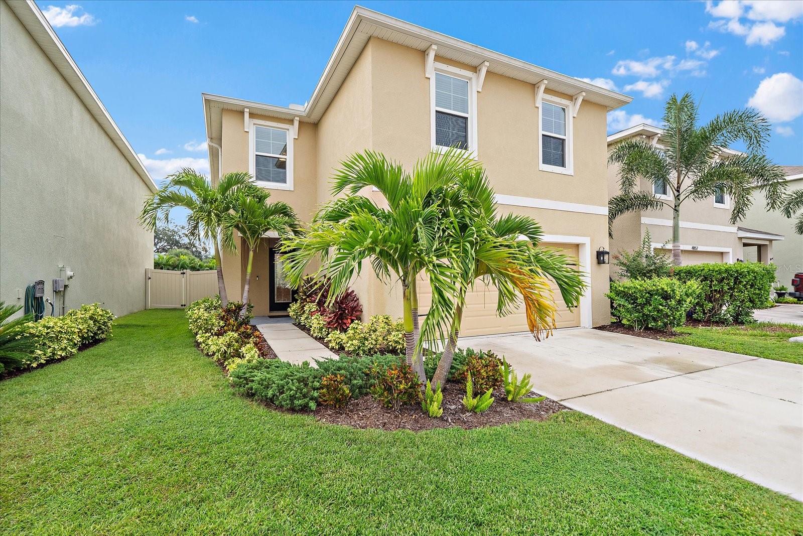 Welcome to your slice of paradise in the charming Ashton Meadows community! This well appointed 4 bedroom, 2.5 bathroom home perfectly balances modern sophistication with cozy comfort across 2,027 sq ft of thoughtfully designed living space. No CDD and low HOA.
The heart of this home is undoubtedly the newly updated kitchen – a culinary enthusiast's dream featuring sleek granite countertops, stylish backsplash, and a spacious island adorned with custom tilework. With ample cabinetry and a convenient pantry, even the most ambitious cooking adventures will feel effortless. The open floor plan seamlessly connects the kitchen to the living and dining areas, creating an inviting atmosphere perfect for everything from casual family dinners to memorable gatherings with friends.
Step outside into your private backyard oasis, complete with a fully fenced yard that offers both security and serenity. The expansive green space beckons for outdoor activities, while the patio provides the ideal setting for morning coffee or evening relaxation under the stars.
Upstairs, you'll discover 4 generously sized bedrooms, including a primary suite that serves as your personal retreat. Complete with a walk-in closet featuring built-in organizers and an ensuite bathroom with additional storage, it's designed for both comfort and practicality.
Walking distance to 2 A rated schools and the Legacy Trail, while a short drive to the world-famous Siesta Key Beach just six miles away, this home offers the perfect blend of convenience and coastal living that makes Sarasota so desirable.