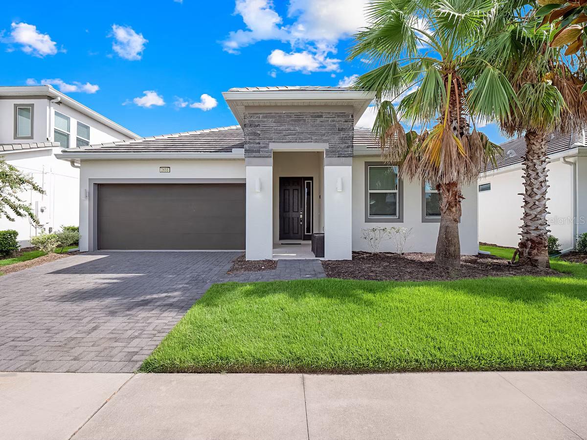 This immaculate 4-bedroom, 3-bathroom single-story pool home is located in the highly desirable Sonoma Resort community in Kissimmee. Built in 2017, the home offers 1,937 square feet of well-designed living space on a spacious and beautifully landscaped lot. Currently operating as a successful short-term rental, this could be the gem for investors or buyers seeking a vacation-ready property. Inside, the open-concept layout features a spacious living and dining area that flows seamlessly into a modern kitchen equipped with ample cabinetry, quality appliances, and a functional layout ideal for both entertaining and everyday living. The home’s split-bedroom floor plan offers privacy, while large sliding glass doors lead out to a screened-in private pool and patio—perfect for enjoying Florida's year-round sunshine. Located in a gated, resort-style community that allows short-term rentals, this property offers access to an array of premium amenities, including a clubhouse, community pool, fitness center, and walking trails. Its prime location provides quick access to major highways, shopping centers, restaurants, and Orlando's world-famous theme parks. Whether you're searching for a primary residence, second home, or income-generating investment, this well-maintained pool home in a sought-after community checks all the boxes for comfort, convenience, and value.