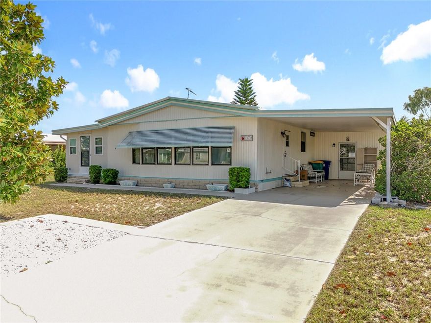 Discover the perfect blend of comfort, convenience, and Florida charm in this beautifully maintained 2-bedroom, 2-bath home located in a desirable 55+ community in Tavares, Florida! Enjoy the rare benefit of land ownership along with an incredibly low HOA fee of only $52 per month, giving you affordable living without sacrificing lifestyle.

Step inside to find a spacious and inviting layout designed for easy everyday living and entertaining. The versatile Florida room offers endless possibilities — ideal as a home office, hobby space, or relaxing family room. The functional kitchen provides both convenience and efficiency, complete with Granit counter tops. While the adjoining dining area creates the perfect setting for gatherings with family and friends. The expansive living room is filled with natural light and offers pleasant neighborhood views that make you feel right at home. This house would not be complete without a full water system for the house. The skirting is installed to prevent any water drainage that prevent water drainage and keep the house safe and sturdy. The sellers have spent the time necessary to make this house safe and sound. 

Living in Tavares means embracing the sought-after golf cart lifestyle! Cruise to nearby restaurants, shops, community events, and waterfront attractions with ease. Spend your evenings enjoying the stunning sunsets over Lake Dora or exploring the beauty of Lake Frances and the surrounding Chain of Lakes.

Whether you’re searching for a seasonal retreat or your forever home, this property offers the ideal combination of affordability, location, and Florida living at its finest. Schedule your private showing today and start living the lifestyle you deserve!