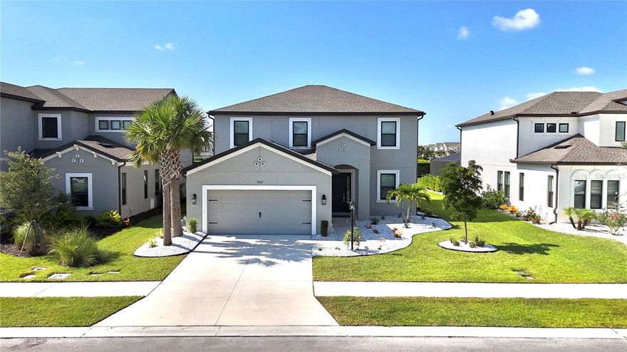 Available for rent in the gated community of Cassia at Skye Ranch, 9312 Tequila Sunrise Dr is a like new 2023 built home that offers luxury, comfort, and thoughtful upgrades throughout, including an extensive landscaping enhancement that elevates its curb appeal. Lightly lived in and meticulously maintained, this spacious home features 4 bedrooms, including a first-floor primary suite, 3.5 bathrooms, a dedicated office or den, and a large upstairs loft—perfect for today’s flexible living needs.

The gourmet kitchen is a standout with cushion-close cabinetry, a beverage center, counter-depth refrigerator, and high-end finishes. The open layout flows into the living area and out to a covered lanai with ceiling fans, creating an ideal space for relaxing or entertaining. The home is equipped with over $40,000 in structural and cosmetic upgrades, including a Ring doorbell, full security system, designer lighting and blinds, upgraded shower doors, motion-sensor lighting, and an LG washer and dryer with pedestals. The two-car garage features an epoxy-coated floor, a utility sink, and has never been used for parking.

For added convenience, a high-quality furniture package is available for tenants interested in a turnkey rental experience. This includes approximately $30,000 worth of furnishings and mounted flat-screen TVs.

Cassia at Skye Ranch is one of Sarasota’s most vibrant master-planned communities, offering resort-style amenities such as a clubhouse, pool with splashpad and lap lanes, spa, fitness center, rock climbing wall, indoor and outdoor sports courts, playgrounds, dog park, and miles of walking trails. A full calendar of social events is organized year-round by a dedicated Activities Director. The home is zoned for top-rated Riverview High School and the newly built Skye Ranch K-8 School located right next to the community.

This is a rare opportunity to lease an upgraded, move-in-ready home in one of Sarasota’s most desirable neighborhoods.