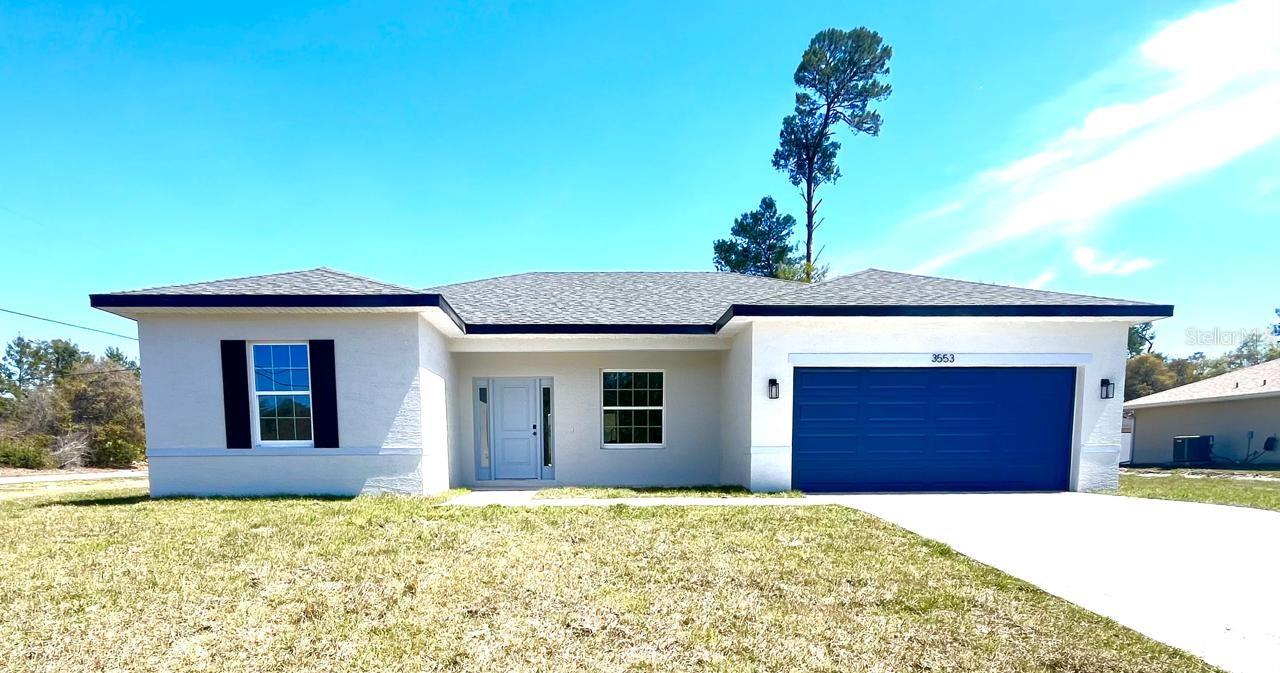 Beautiful four-bedroom home in Ocala, Florida. Stunning and well-finished, this home is the perfect fit for you and your family in a setting surrounded by greenery and beautiful landscapes, vibrant equestrian culture, and laid-back charm. Nestled on a 0.36-acre corner lot, this home has ample space for you to enjoy the outdoors, whether it’s a sunny day grilling out on the grill or a chilly evening sipping a hot beverage in front of the fire pit. This newly constructed 4-bedroom, 2-bathroom home offers the perfect blend of modern luxury and comfort, all within a welcoming community. Premium Finishes: This home is finished with high-quality materials and craftsmanship, from custom cabinetry to designer fixtures. Every detail was carefully chosen for aesthetics and durability. Spacious Bedrooms: The four generously sized bedrooms provide plenty of space for family, guests, or even a home office. Versatile and comfortable, these rooms are perfect for your growing needs. In a quiet neighborhood, this home is just minutes from local parks, restaurants, shopping, and the natural beauty of the Ocala National Forest.
With easy access to I-75, commuting to nearby areas is a breeze. This beautiful home offers luxury and functionality in one of Florida's most desirable locations, close to Marion Oaks entrance, with free and easy access. Don't miss the opportunity to own it! Schedule a tour today and make this stunning property yours.