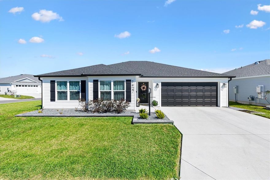 Can you belive I was transferred and now I have to leave my beautiful home.  My loss is your gain..
I am a 2025-built ANCHOR Floor Plan sitting pretty on a large corner lot on a quiet street in WATERS EDGE, and yes, I am fully aware of how good I look. 3/2 WITH LVP FLOORING throughout, except the bathrooms there I put cool TILE and PRETTY ACCENT WALLS that have been stopping visitors in their tracks since the day I was finished. I did not come here to blend in.
My kitchen is not messing around. QUARTZ Countertops, a full PANTRY, and enough CABINET STORAGE that you will actually be able to find things.  My bathrooms are dressed with new mirrors and updated lighting because details matter and I take mine seriously.
I have an INTERIOR laundry room, that is functional and looks great with extra storage cabinets. My lanai is oversized and ready for whatever you are bringing, morning coffee, book club, happy hour, all of the above. My 2-CAR GARAGE has an EPOXY floor clean enough to eat off of, not that I am recommending it, but the option is there. My landscaping makes the whole corner lot look intentional, because it is.
Here is the part that really seals the deal. I am CLOSE TO EASTPORT, just two minutes by cart, sitting on a quiet street with ROOM FOR A POOL on this oversized corner lot. Bright, cheery, move-in ready, and not remotely interested in sitting on the market.