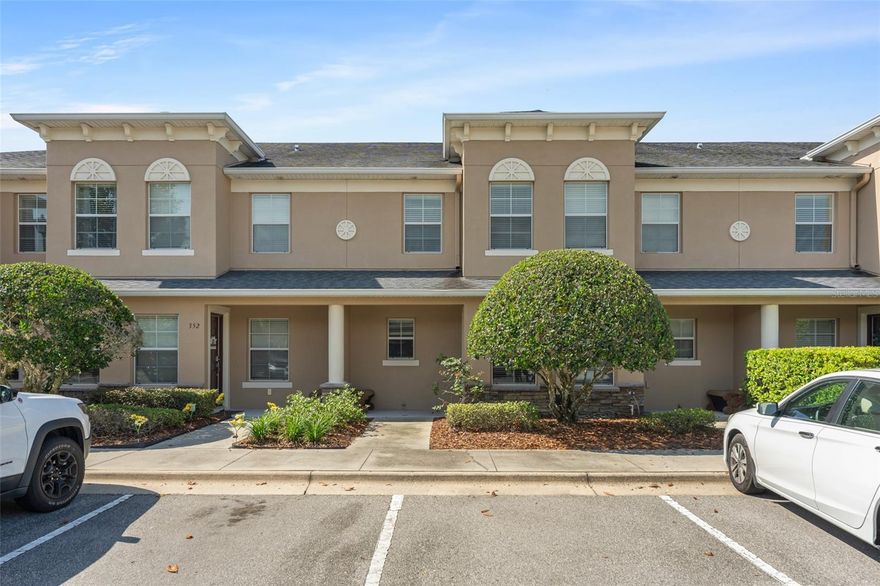 Welcome to 348 Carina Circle in Sanford, a two-story townhouse offering 2 bedrooms, 2.5 baths, and a versatile third room that works well as a den, office, or flex space. Designed for easy, low-maintenance living, the home offers a comfortable mix of shared gathering areas and private retreats.

Inside, the home feels inviting and functional, with main living spaces that work well for relaxing, entertaining, or everyday routines. Upstairs, the additional flex room adds even more versatility and can easily serve as a den, workspace, reading area, or bonus room to fit your needs. The overall layout is well suited for a variety of lifestyles, whether you need room for guests, a home office, or extra living space.

Outdoor features add even more appeal. A front porch creates a welcoming first impression and a pleasant place to enjoy a quiet moment, while the screened and covered patio offers a comfortable outdoor space to unwind, dine, or enjoy fresh air throughout the year.

The home also includes valuable updates, with the AC replaced in 2020, the hot water heater replaced in 2022, and all four kitchen appliances purchased in 2022 and installed shortly after.

The community adds to the lifestyle with amenities that include a pool and dog park, giving residents convenient access to recreation and pet-friendly outdoor space close to home.

Located in Sanford, the property enjoys easy access to shopping, dining, parks, and major roadways while still maintaining a residential neighborhood feel. The area adds to the home’s appeal with its mix of convenience, comfort, and access to the many attractions and everyday amenities that make Sanford such a desirable place to live.