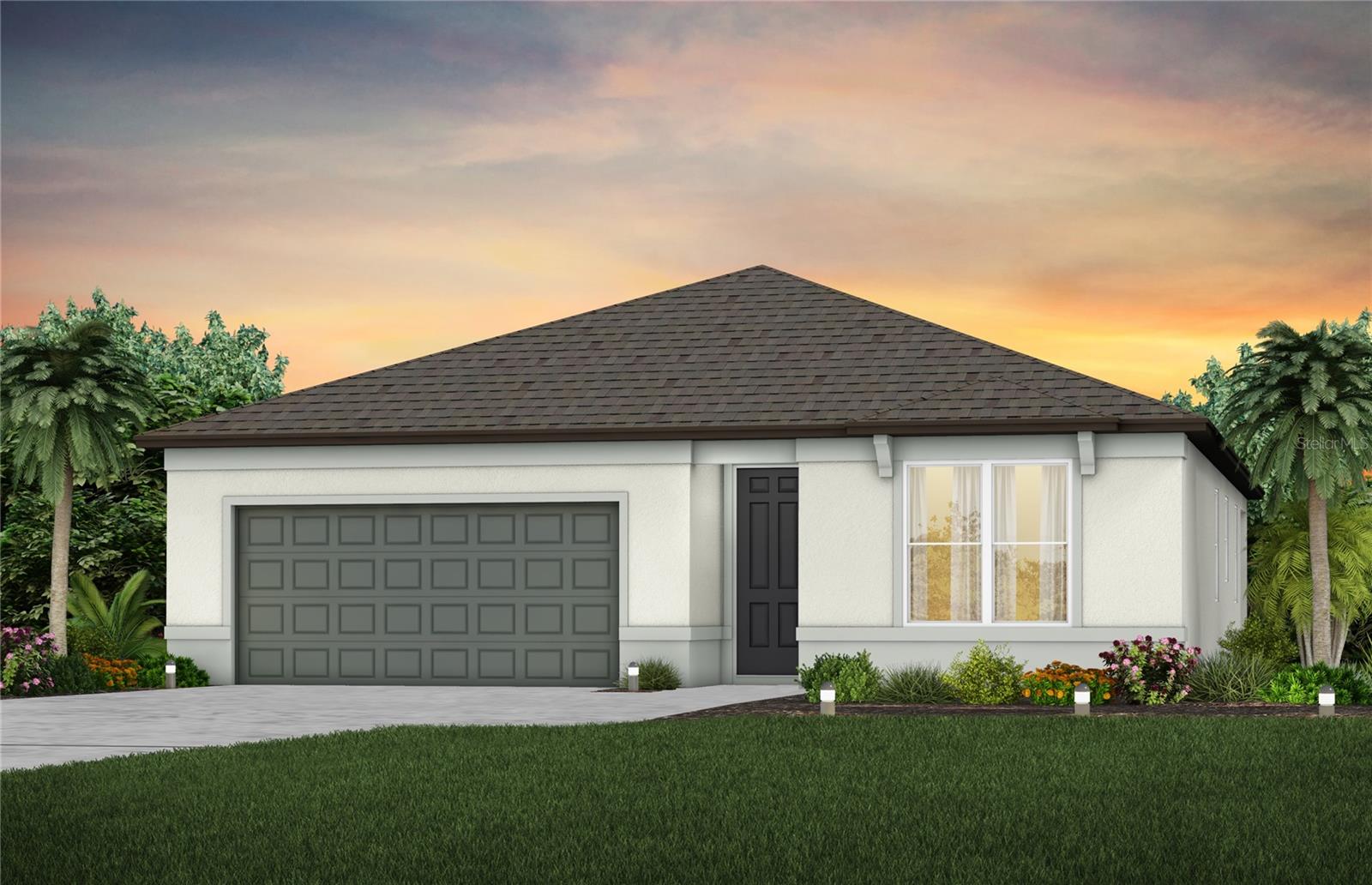 Under Construction. Pulte Homes is Now Selling in Pioneer Ranch! Enjoy all the benefits of a new construction home in Ocala, FL, ideally located off SW Highway 200 with convenient access to I-75. This community has a perfect blend of upscale amenities, thoughtfully designed green spaces, and the warmth of Florida hospitality. Community amenities will include a resort-style pool with an open cabana, a clubhouse, a fitness center, shared green spaces, sports courts, and a playground!
This home has the upgrades you've been looking for, featuring the perfectly sized Heston floor plan with a single-story, open-concept home design. The designer kitchen showcases an island, white cabinets, quartz countertops with a 3"x6" white subway tiled backsplash, a large pantry, Whirlpool stainless steel appliances including a dishwasher, microwave, and range, and a large single-bowl sink.
The bathrooms have matching white cabinets and quartz countertops and a walk-in shower with heavy glass door and dual sinks in the Owner's bath. There is 18”x18” floor tile in the main living areas, baths, and laundry room, and stain-resistant carpet in the bedrooms.
This home also features a convenient laundry room, a covered lanai, and a 2-car garage.
Additional upgrades include 4 LED downlights in the gathering room, upgraded cabinet hardware, pendant pre-wiring in the kitchen, upgraded door hardware, and a Smart Home technology package with a video doorbell.