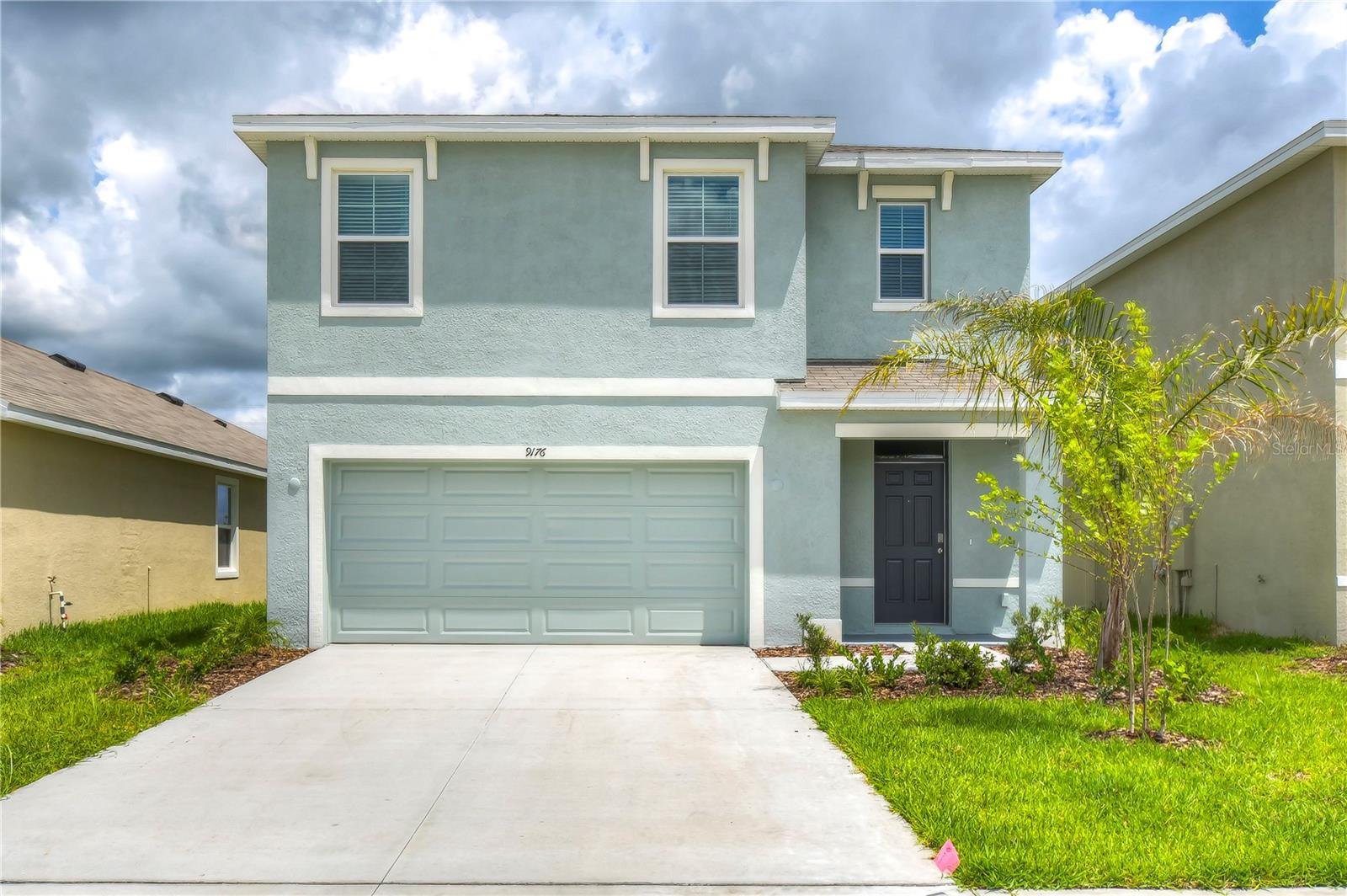 One or more photo(s) has been virtually staged. For Sale and For Rent. Welcome Home! This Energy-Efficient two-story home features five bedrooms, three full baths, loft, and two-car garage, located in 1st Crystal Metro Lagoon community. The first floor features a modern design with an open kitchen, living room and dining room, along with a versatile bedroom and a full bath, ideal for overnight guests. The second floor is home to four bedrooms, an adaptable loft and the spacious owner’s suite, which features double sinks, walk in shower, and water closet for added privacy. The large and bright walk-in closet is perfect for any clothes or shoe lover. This community is only mins away from I-75. Rent includes UltraFi 2.0 (cable and wifi), Smart home system, 7.5 acre Crystal lagoon access and plenty community amenities. This beautiful home is located close to shopping, dining, and highway. Come and take a look at this home today!