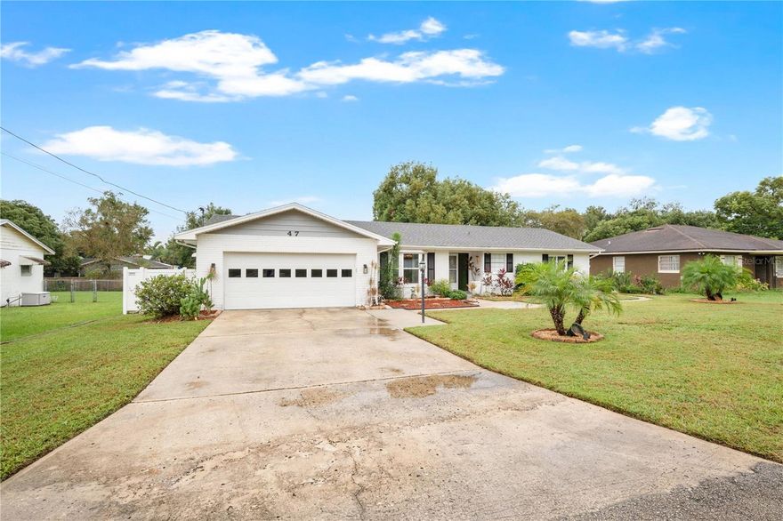 Move in Ready!! Renovated Pool Home is awaiting a new owner to make this YOUR forever home!! MAJOR UPGRADES are already taken care of, including ROOF, AC, KITCHEN FEATURES STAINLESS STEEL APPLIANCES, SHAKER CABINITS, QUARTS COUNTER TOPS, LED LIGHTING, PAINTED INSIDE AND OUT, REPLACEMENT WINDOWS & HARDWARE, UPDATED BATHS & FLOORING, HOT WATER TANK, ELECTRICAL BOX & totally REPLUMBED! All of this includes a NEWLY INSTALLED POOL, POOL ENCLOSURE AND DECKING, plus a RainSoft water treatment system for premium-quality water. Nestled in a golf-cart-friendly neighborhood, this home is perfectly positioned near shops, restaurants, and parks for everyday convenience. This home is priced to sell and won't last long on the market. Owner may make seller concessions with an approved offer.