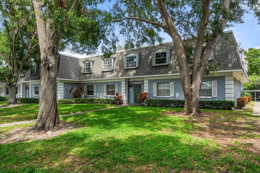 BELLEAIR CONDO Priced right and ready to move in!  This beautiful updated 2/2 unit sits upstairs in the Belleair Forest Community. A bike or golf cart ride to the water as well as shopping, the recreation center and restaurants. This unit boosts a large living room and dining combo with plenty of natural light and engineered wood plank floors that run throughout the entire unit. Perfet for entertaining, the large  kitchen has granite countertops and plenty of storage. The laundry room has great storage and a stackable washer and dryer.
The primary bedroom has natural light with a generous walk- in closet with custom shelving. The ensuite bathroom has both a shower and tub combination.
The second bedroom is a great size with abundant closet storage with built-ins. The second bathroom has a shower and tub combination.
The unit has its own hall closet storage for all your extra items like bikes and holiday boxes. You will love this serene location in a non flood zone. Make Belleair Forest your new Florida home whether living here seasonally or just wanting to have a home near the beaches. Take a moment to visit our area.