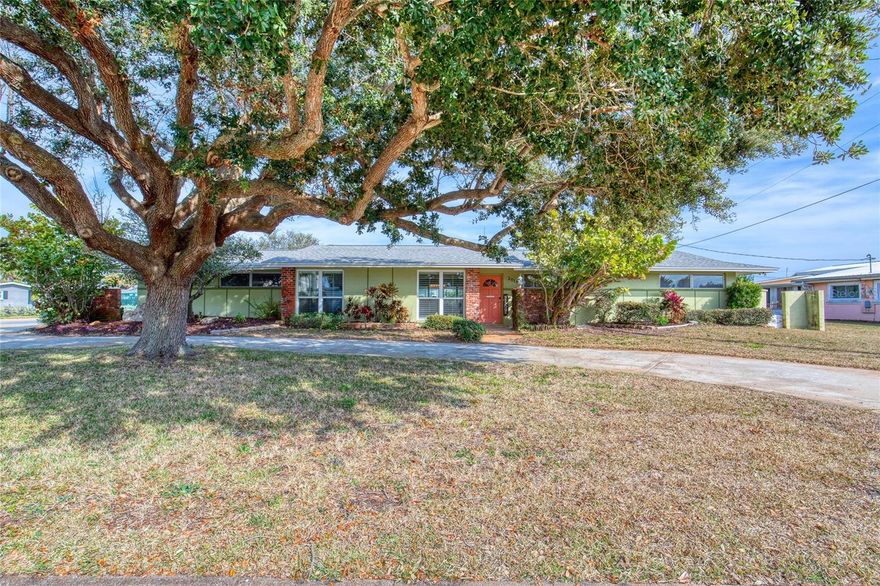 Bring the beach chair, cue the cruiser, and grab the cooler-this is carefree beachside living at its finest! Fully reimagined from its original layout, this 3-bedroom, 2-bath home has been transformed into a bright, open-concept retreat designed to maximize natural light & everyday comfort. The redesigned floor plan highlights EXTENSIVE upgrades throughout, including a 2024 roof, BRAND-NEW flooring in the main living areas, classic terrazzo floors in the bedrooms, & BEAUTIFULLY renovated bathrooms. Behind the scenes, thoughtful improvements add even more value, such as a 400-amp electrical panel, tankless water heater, re-insulated attic, relocated air handler, new windows in the living area & primary bathroom, floor outlets in the living room, smart lighting in the garage and exterior, & a MyQ Lift Master garage opener just to name a few.

Outside, a circular drive enhances convenience & parking, complemented by a side-entry two-car garage. An additional single garage door leads from the oversized garage directly into the expansive backyard, offering flexibility for storage, projects, or outdoor living.

Situated on a corner lot at the Ormond/Daytona beachside line, this location provides easy access to nearby dining, shopping, banking, and beachside experiences. More than just a home, this property is an investment in a relaxed coastal lifestyle - where everyday living feels like a permanent vacation.

Square footage received from tax rolls. All information recorded in the MLS intended to be accurate but cannot be guaranteed.