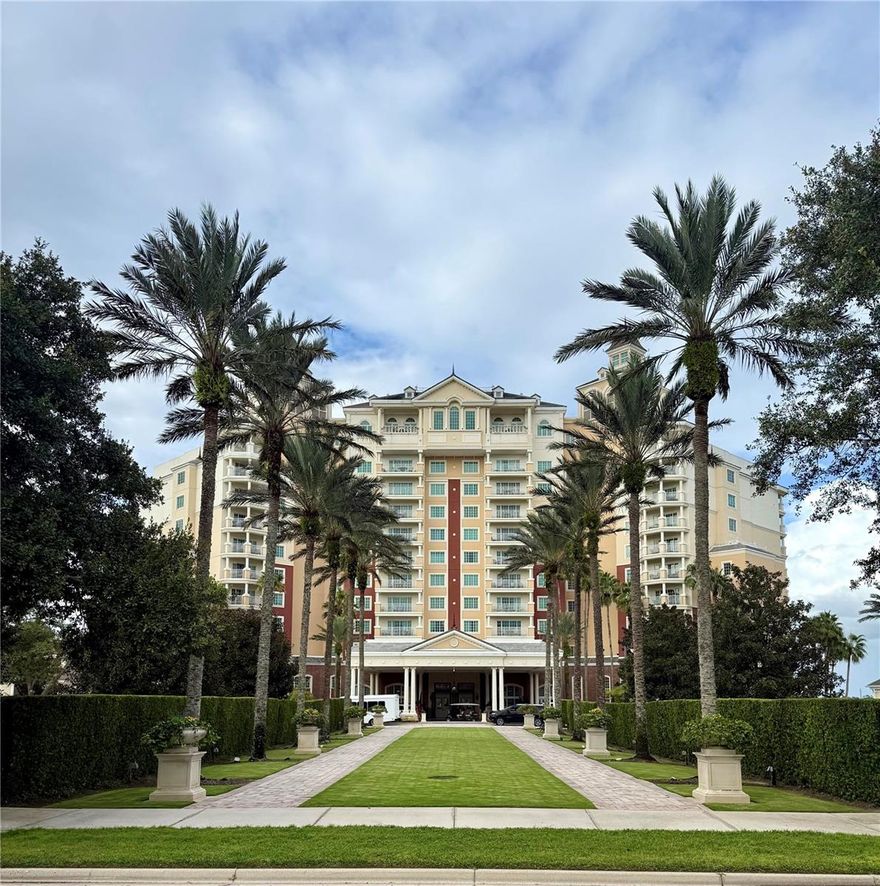 Welcome to Reunion Grande Unit 509, where timeless elegance meets the excitement of resort living in one of Central Florida’s most desired destinations. This beautifully designed 2-bedroom, 2-bathroom condo is located on the 5th floor of the Reunion Grande, offering stunning views that capture the beauty of the golf course by day and the spectacular Disney fireworks by night.
Step inside and experience the spacious open floor plan, where the living and dining areas flow effortlessly into the gourmet kitchen. Outfitted with granite countertops, stainless steel appliances, and a generous breakfast bar, the kitchen is as functional as it is stylish—perfect for entertaining or enjoying quiet mornings at home. The adjoining living space includes a wet bar, adding an extra touch of convenience and sophistication.
Both bedrooms are thoughtfully designed retreats. The master suite boasts his-and-hers closets, a private balcony, and a spa-inspired bathroom with dual vanities, a soaking tub, and a walk-in shower. The second bedroom is equally inviting, featuring its own private balcony, ample closet space, and an en-suite bath with dual sinks, a tub, and a walk-in shower. With its wide windows and sliding doors, natural light floods the condo, creating a bright and welcoming atmosphere throughout.
Reunion Grande itself is a flagship building, offering the lifestyle of a luxury hotel with the comforts of home. From the valet service and grand lobby to the rooftop pool and restaurant with panoramic views, every detail has been designed to impress. As an owner, you’ll enjoy access to three signature golf courses by Palmer, Watson, and Nicklaus, a multi-million-dollar water park with lazy river and slides, six tennis courts, a full-service spa, multiple dining options, and miles of beautifully landscaped grounds. All of this is just six miles from Walt Disney World and minutes to Orlando’s world-class attractions, shopping, and entertainment.
Whether you are searching for a primary residence, a second home, or a high-performing short-term rental, Unit 509 offers the perfect blend of luxury, convenience, and investment opportunity. Fully furnished and meticulously maintained, it is move-in ready and waiting for its next owner.
Don’t miss your chance to own one of the most desirable floor plans in the Reunion Grande. Schedule your private showing today and discover why this condo is more than a home—it’s a lifestyle.