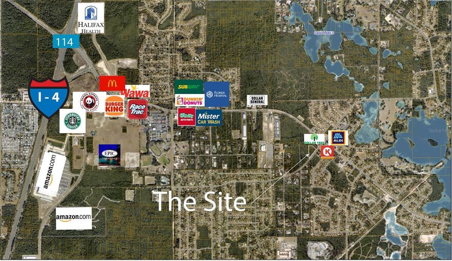 1.16 acres of C-1 Commercial near the intersection of Catalina and Howland Blvd.   Great access to I-4.  Easy access to all utilities, 350 feet from Howland Blvd.