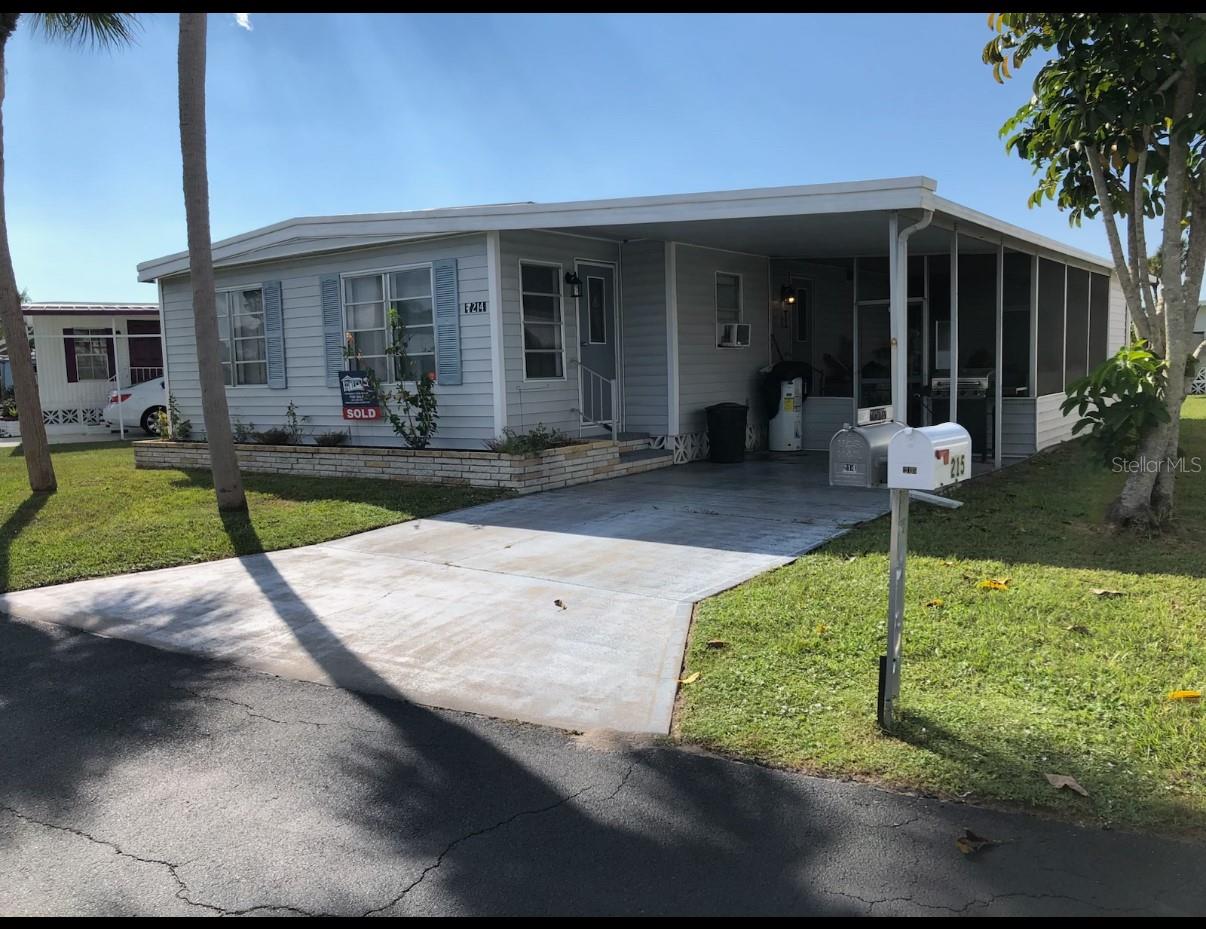 Welcome to this beautiful 55+ community in Nokomis Florida. This charming home is fully furnished and move-in ready. It features a spacious layout with 2 bedrooms and 1 and 1/2 bath. A large lanai - perfect for enjoying your morning coffee or tea and relaxing in the evening. The community offers something for everyone including Line Dancing, Pot Luck suppers, Exercise Classes, Card nights, Dance classes, Painting classes, Quilt group, Craft groups, Book Club, Golf Club, Shuffle board, Bocce Ball, Horseshoes, and more. A spacious Clubhouse offers Billiard Room, Library, Craft Room, Meeting Rooms, Dance/Function Rooms with stage and kitchen. The community has three scenic lakes - two of which are open for fishing. This home is a short drive to local beaches, shopping centers, Medical facilities and dinning. This is a comfortable low maintenance home in an active community near the beach. Contact me today to schedule a showing and make this your new home.