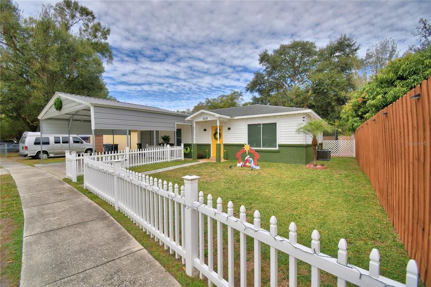 Welcome to this well-maintained single-family home in Bartow offering comfort, functionality, and freedom with no HOA. With 916 square feet of thoughtfully designed living space, this home is ideal for full-time living, a seasonal retreat, or an investment opportunity.
Recent upgrades add peace of mind, including replacement windows and a tankless hot water heater installed in 2022. The updated bathrooms provide a fresh, modern feel, while natural light enhances the home’s inviting interior. The home has been freshly painted and offers an expanded driveway with pavers, along with a covered carport. The fully fenced backyard features a private in-ground pool, ideal for relaxation or entertaining. An attached storage room with a separate exterior entrance provides valuable additional space, suitable for storage, a workshop, hobby area, or potential flex use (buyer to verify permitted use). Conveniently located near LEGOLAND® Florida Resort, Lake Wales, and Winter Haven, this home offers easy access to area attractions, shopping, dining, and major roadways while still providing a quiet residential setting. Don’t miss the opportunity to own a move-in-ready home with upgrades, outdoor living, and no HOA restrictions.