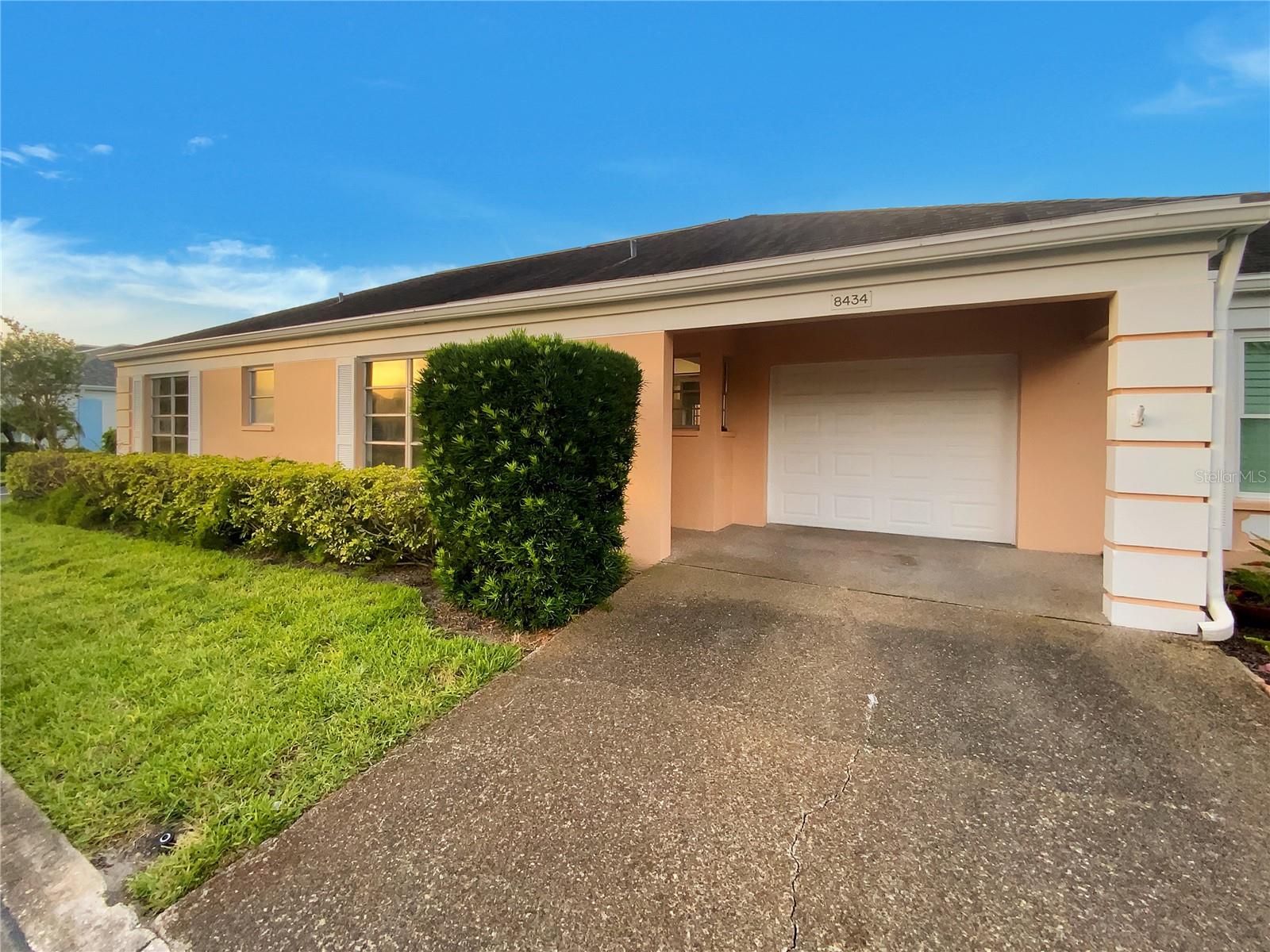 One or more photo(s) has been virtually staged. Welcome to Easy Living in Chateaux de Bardmoor! Step into this beautifully maintained 2-bedroom,
2-bathroom end-unit villa with a 1-car oversized garage in the highly desirable 55+ community of
Chateaux de Bardmoor. This home offers both comfort and convenience in one of Seminole’s most
sought-after locations. Inside, you’ll love the bright and airy layout, perfect for relaxing or entertaining.
The kitchen is equipped with a range, microwave, and dishwasher, offering everything you need for
everyday living. The spacious primary bedroom features a large walk-in closet and a private en-suite
bathroom for your convenience. Enjoy Florida living year-round on the enclosed rear porch, ideal for
morning coffee or unwinding in the evening. The oversized garage includes ample storage space and
washer/dryer hookups. Located in the heart of Seminole, you're just minutes from award-winning
Pinellas County beaches, fine dining, shopping, entertainment, medical facilities, and easy access to the
airport. Golf lovers will appreciate the close proximity to both the public Bardmoor Golf and Country
Club and the private Bayou Club. Chateaux de Bardmoor offers maintenance-free living, a well-appointed
clubhouse, and a welcoming community atmosphere. Don’t miss this opportunity—schedule your
private showing today and make this charming home yours!