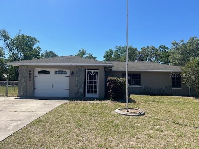 Single family home in Homosassa, home features 3 bedrooms, two full baths. Inside laundry, covered back porch and fenced backyard.
