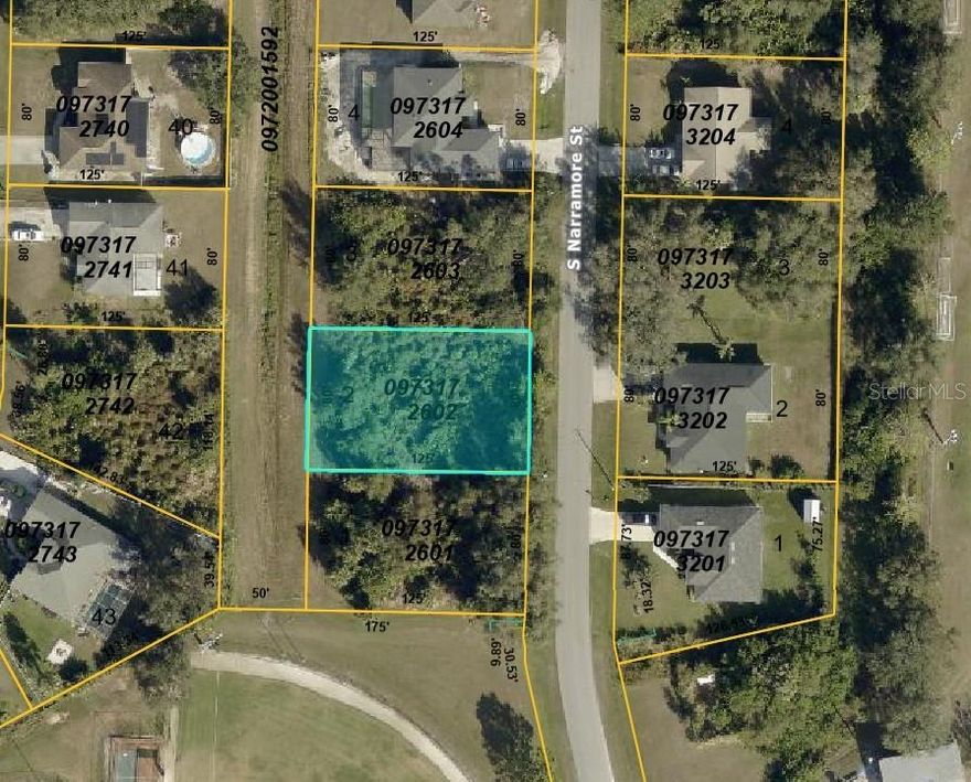 Greenway lot near schools.  Pair with adjoining lot for approximately 1/2 Acre.  All my lots have been checked for any environmental issues including:  scrub jay, gopher tortoises and trash.  Builders/Home buyers/ Investors - Great lot - New construction all over.    Possible Owner financing.  Seller has multiple lots.  - Buyer to verify any utility easements and/or building restrictions(if any) and specifications with the city or county.  Lot pkgs available for 2-50 lots.