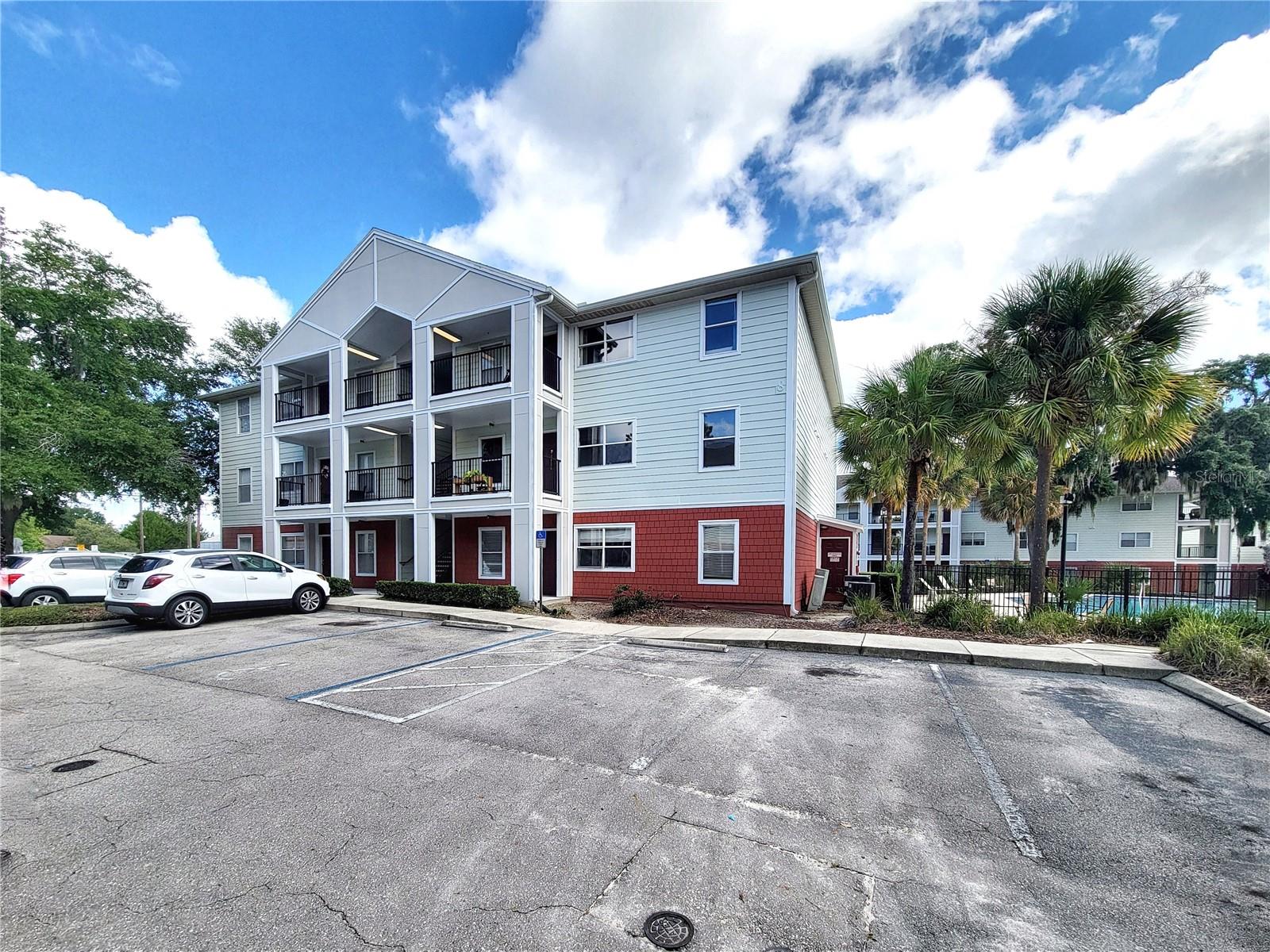 Updated 2 bed/2 bath condo ideally located within BIKING DISTANCE to the University of Florida and WALKING DISTANCE to UF Health Shands Hospital! Inside, you'll find a spacious layout with upgraded flooring throughout - no carpet! The kitchen features updated cabinets, granite countertops, and stainless steel appliances, while both bathrooms have been upgraded with matching granite countertops and vanities for a modern touch. This first floor unit is just steps from the community pool, offering easy access to relaxation and recreation. Additional community amenities include a fitness center and a bus stop with direct routes to UF Campus. Move-in ready and beautifully updated, this condo combines comfort, style, and a prime location near campus!