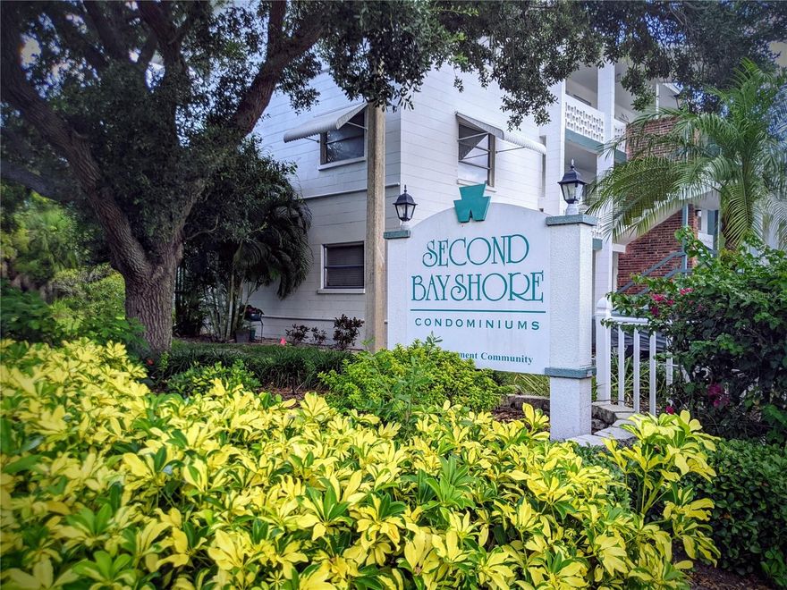SEASONAL RENTAL – Resort-feeling turnkey furnished 1 bedroom, 1 bath condo with quiet view overlooking courtyard. Comfortably decorated. Top floor (elevator/stairs).  Super parking place right in front. Queen bed. Stack washer/dryer...(so don't need to use community one).  Attractive laminate flooring thru this condo. Screened lanai faces courtyard! You’ll enjoy association's heated pool, shuffleboard, outdoor BBQ & large clubhouse with all its activities. No pets allowed. Everything's nearby: shopping, restaurants, public transportation, golfing, and miles of sandy Anna Maria Island beaches about 10 miles due west. NO smoking, NO pets.  Rental Terms:  3 month min $1450/mo + $400 damage deposit + $150 cleaning fee + $100 condo application fee.  Interested? Please don’t wait…