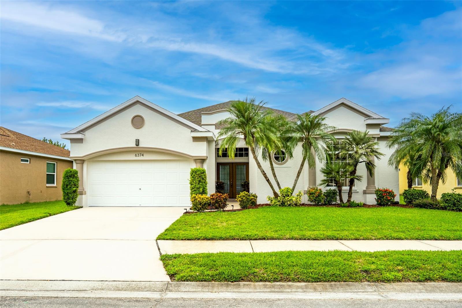 Welcome to this immaculate, spacious and charming Florida home. As you enter you will notice the inviting and open layout filled with natural light and a multi functional living area overlooking the oversized heated pool and beautiful lake. The large kitchen with new quartz countertops includes the option to dine in kitchen, breakfast nook or dining room. This home offers ample space for comfortable living and easy entertainment with water views from most rooms.
This nearly 2000sf home was significantly updated in 2024 with very exclusive spa like bathrooms, new kitchen countertops, exterior paint, upgraded entrance door, hurricane shutters, new patio surfacing with added drains and much more. The split floor plan gives options for adequate privacy. Prime location within minutes to the Legacy Trail, top rated Schools, shopping, dining and award winning Gulf Coast beaches like Siesta Key. Low HOA fees, no CDD, no flood insurance required. This lot has the largest and best water views and rewards you with stunning sunset panorama over the lake.
Come and see this exceptional home for an upscale move of luxury and abundant pleasure.