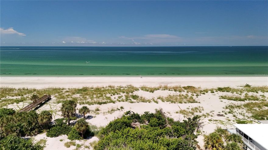 Experience stunning Gulf views from this beautiful beachfront lot on Little Gasparilla Island! Perfectly situated on the island’s desirable south end, this property offers the rare opportunity to enjoy sunsets over the Gulf and a wide, white-sand beach. Measuring approximately 70’ x 326’, the parcel provides direct Gulf of Mexico views, with soft white sand and sea oats creating a natural buffer along the shoreline. Plans and survey are available to help bring your vision to life.
Little Gasparilla Island is a bridgeless barrier island, accessible only by private boat or water taxi, offering a peaceful retreat into the charm of Old Florida where families have lived and vacationed for generations. With no cars, traffic, or commercial development, life here revolves around simple pleasures—morning beach walks, fishing, swimming, and unforgettable sunsets. An easement provides convenient Gulf-to-Bay access, and a community dock association is available for membership to enjoy bayside docking. Build when you’re ready and enjoy the dock and beach in the meantime—this is your chance to claim a true slice of island paradise.
