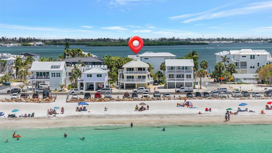 Steps from the sand, this penthouse condo offers unobstructed Gulf of Mexico views and breathtaking sunsets from your spacious balcony or through the sliders off the great room. Located at 1105 Gulf Drive S, Unit #3 in Bradenton Beach, this 2-bedroom, 2.5-bath residence combines coastal living with comfort and convenience.

Interior features include beautiful wood flooring throughout, granite countertops in the kitchen and primary bath, and a bright, open layout designed to maximize natural light and views. The owner’s suite offers a walk-in closet, in-unit washer and dryer, a walk-in shower, and a separate jetted tub—perfect for unwinding after a day at the beach. New tankless water heater 2026! This unit is being sold turnkey furnished, making it move-in ready or ideal for immediate rental use.

Whether you are searching for a second home, seasonal retreat, or investment opportunity, this property checks all the boxes. Ideally located just a short drive to Sarasota-Bradenton International Airport and Longboat Key, with convenient access to the free Anna Maria Island trolley for easy travel to dining, shopping, and entertainment throughout the island.

This boutique building consists of only three units, offering a more private and intimate setting. Unit #2, located directly below, is also available for purchase, presenting a unique opportunity for multi-unit ownership or extended living arrangements. Condo does not meet VA/FHA or CONV financing guidelines.