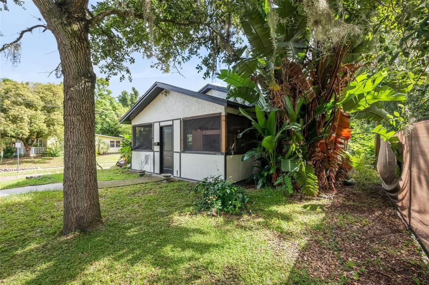 Welcome to this hidden gem in Downtown Orlando! This is a spacious two bed, two bath home close to everything that's happening in the Mills 50 district. As you come down the brick roads of historic downtown Orlando, your gem of a corner lot awaits. A massive dual closet primary bedroom shines bright with high ceilings that elevate the experience. Your primary bathroom is fully renovated and comes with dual vanities. A rustic kitchen with spacious stone countertops is the perfect spot to brew your coffee and cook all your meals. Lounge on the patio with your morning coffee or enjoy a night around the fire! Washer and dryer included creating a convenient space all around. This home is available for immediate occupancy. Reach out for a showing and apply today! *Furniture does not convey*