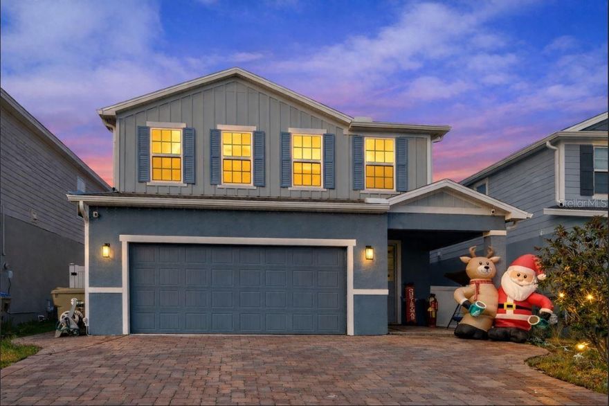 Welcome to 3182 Armstrong Spring Dr, a stunning residence built in 2023, located in the exclusive Boggy Creek area, just minutes from Narcoossee Road, within a desirable gated community in the highly sought-after ZIP code 34744. This property enjoys a prime location near Lake Nona, one of Central Florida’s fastest-growing areas, known for its innovation, medical hub, and strong appreciation potential. Featuring 5 spacious bedrooms and 3 full bathrooms, this home offers the perfect blend of modern design, comfort, and functionality, ideal for families or investors seeking a strategic opportunity. *** Includes $10,000 FLEX for closing costs, rate buy-down, or buyer personalization, making this an exceptional value for today’s market.