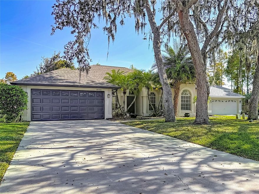 Welcome to your dream home in the heart of Trinity! This stunning 4 bed 2 bath residence boats a spacious open floor plan perfect for modern living. Newer roof for added peace of mind. Step outside to your private oasis inside the large screened lanai and featuring your large pool wih spillover spa, and a view of the preserve with no rear neighbors. Prepare meals in the updated kitchen with island and pool and nature views. Close to everything in Trinity, great schools, restaurants, activities and trails. Call for your private showing.