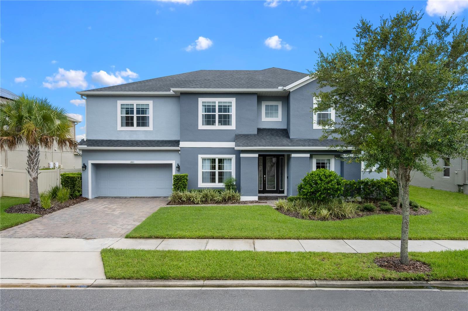STUNNING EXECUTIVE POOL HOME in the Gated Community of Southern Oaks, where Modern Luxury Meets Resort-Style Living! This is the opportunity you’ve been waiting for! Built in 2019 and designed with today’s discerning buyer in mind, this 6-bedroom, 4.5-bath with Office, Loft and Media room, spans over 4,300sqft of sheer elegance and innovation. A 3-Car Tandem Garage provides optimal storage. With a Tesla Power Wall, EV charger and Solar Panels…you can say Goodbye to high utility bills and hello to Energy efficiency! As you step through the front door, be prepared to be wowed by the dramatic 22-foot ceiling and a Foyer that makes a lasting impression. Perfect for remote work or a private study, is an elegant Office with French doors just off the foyer providing both style and function. At the heart of the home lies a Chef-worthy Kitchen featuring dual oversized Islands, quartz countertops, beautiful cabinetry, stainless steel appliances, and a sleek tile backsplash, all open into the Living room - an Entertainer’s Dream! The adjacent Butler’s pantry ensures effortless hosting to the Formal Dining room. Custom remote controlled “Quiet Curtains” provide the advantage of soundproof and blockout when desired downstairs. The First-floor Owner’s Retreat features the perfect space to unwind in your own private sanctuary with a spa-like en-suite boasting double vanities, a soaking tub, a glass walk-in shower with rain head, and two spacious walk-in closets. Laundry room features a sink and “Speed Queen” Washer and Dryer that’s included! The second floor offers 5 additional bedrooms, 2 full baths, a spacious Loft and a dedicated Media room perfect for movie nights or gaming. You’ll also find a built-in desk nook between the Jack ‘n Jill bedrooms, ideal for homework or a secondary workspace. Enjoy outdoor living like no other! Dive into your very own heated saltwater Pool and Spa, or unwind under the expansive covered patio, perfectly connected to the main living area by triple sliding glass doors. Whether it’s a quiet morning coffee or an epic weekend BBQ, this outdoor space is your personal paradise! Southern Oaks offers a family-friendly playground and high-speed AT&T fiber internet. This home’s prime location provides quick access to 417 and is just minutes to Cross Seminole Trail, Oviedo Mall and Oviedo on the Park - brimming with shops, restaurants, and local events. Don’t Miss This One! Homes Like This Rarely Hit the Market! Schedule your private showing today and experience the perfect blend of Modern comfort, Luxury finishes, and Resort-style living - this is an all-in-one unforgettable home!!