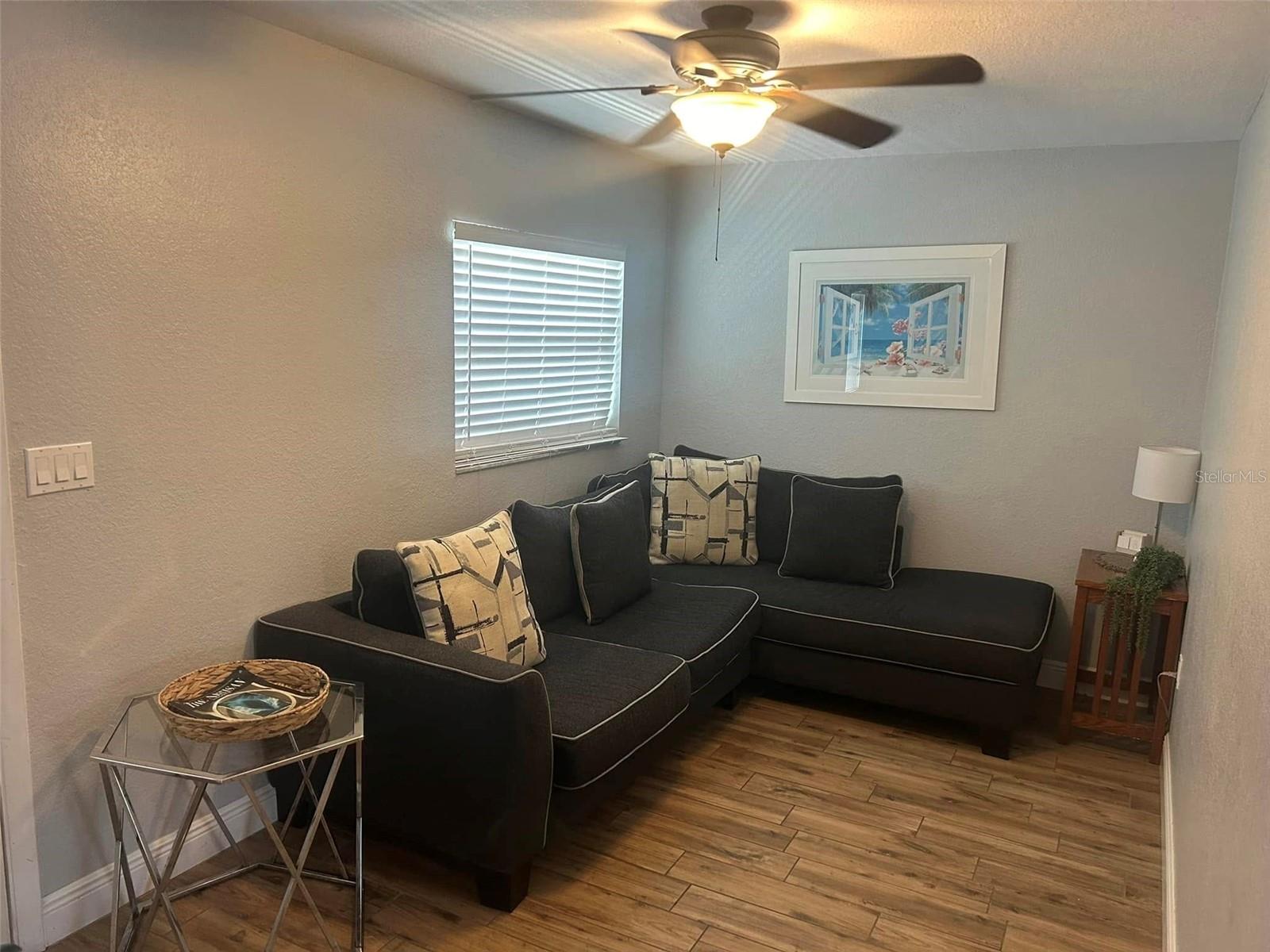 Come see this recently updated, cozy, semi-furnished apartment in the Lealman area of St. Petersburg. Conveniently located close to I-275 and US Highway 19 N. Also close to public transportation and popular shopping areas. This apartment features a brand new mini-split, energy efficient air conditioning unit, keeping the home cool and electricity costs down. A great plus in this record setting heat wave that we're experiencing. The tankless water heater is an added, cost effective bonus.