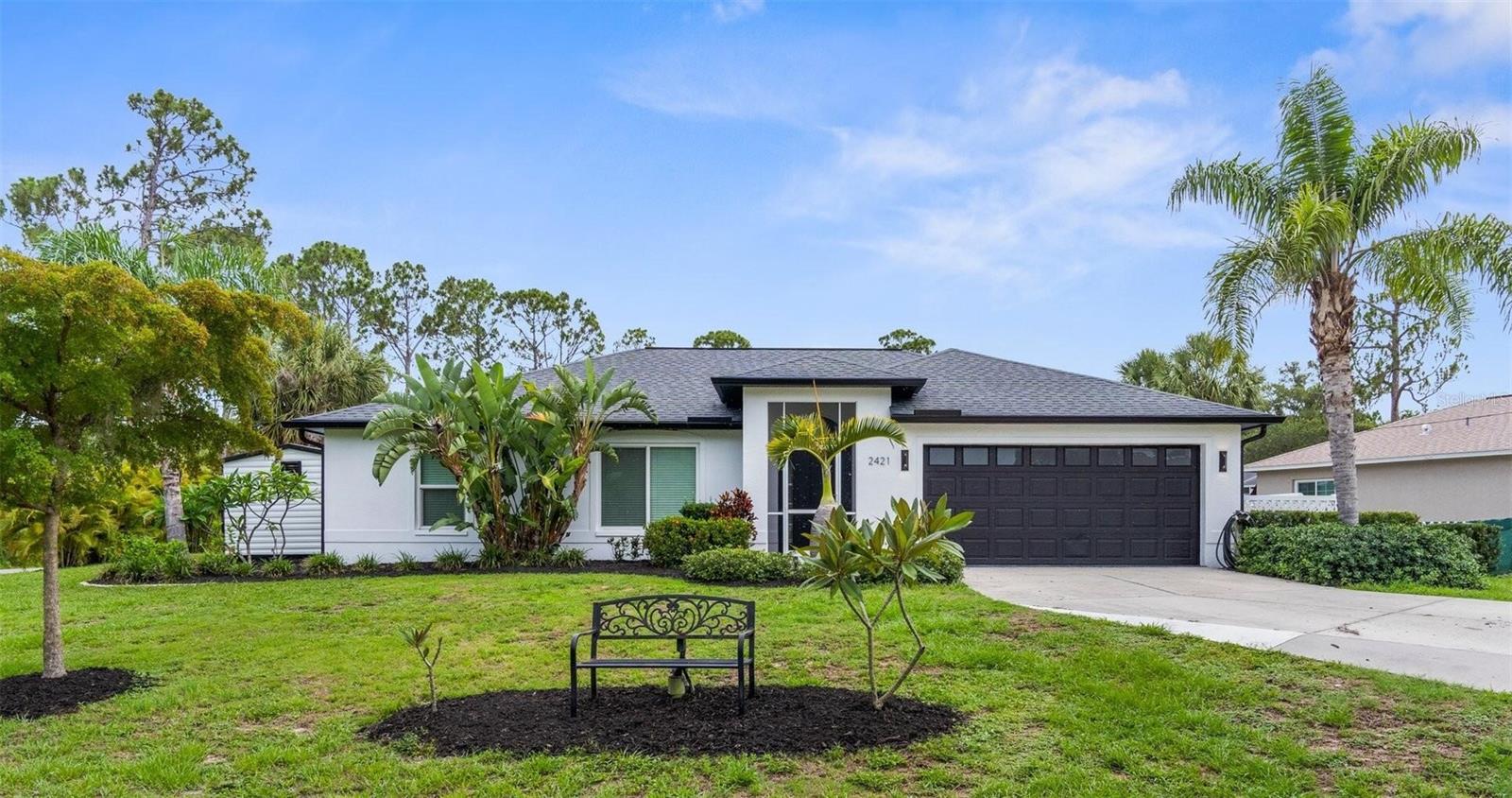 Fully Renovated 3-Bedroom Pool Home on Oversized Corner Lot
Welcome to 2421 Valkaria Ave – a beautifully updated 3-bedroom, 2-bathroom pool home on a spacious corner lot in one of North Port’s most desirable neighborhoods. This property offers major upgrades including a new roof, new windows, new AC, new water heater, new septic system, and fresh interior and exterior paint.
Enjoy Florida living with a newer heated pool, paver patio, and covered lanai — perfect for entertaining or relaxing in your private backyard retreat.
Inside, the home features a split-bedroom floor plan, open living area, and a light-filled kitchen with views of the pool. The oversized lot provides extra space and flexibility with no HOA restrictions.
Conveniently located near I-75, shopping, dining, and schools.