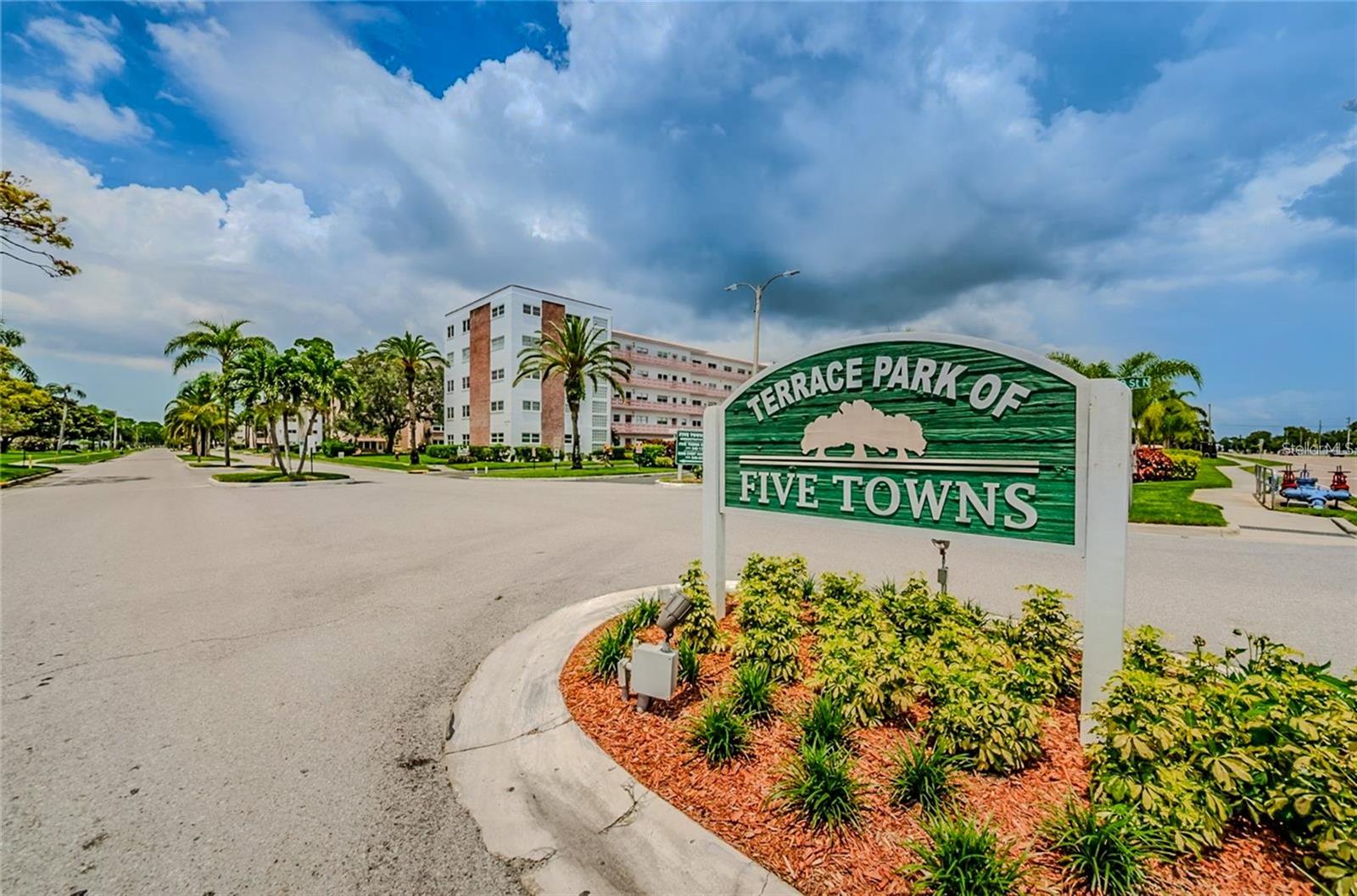 Welcome Home to your Tropical Paradise Retreat in Sunny Florida! This top-floor unit in the Highly sought-after Berkshire A building offers a peaceful Oasis with stunning views and tons of resort-like amenities. Assigned carport parking (#61 Spot) for your comfort & convenience, while the newly installed roof provides peace of mind. The unit features a spacious layout with a large living area, a bonus Dining area overlooking the lush landscaping, and a generous pantry for all your storage needs. This well equipped condo features wood laminate flooring throughout, with plush carpeting in the bedrooms & tile flooring in the bathrooms. Ceiling fans are thoughtfully placed throughout the unit to keep things cool & all of the contents convey with the unit at closing for convenience. Step outside and enjoy the park-like setting from your back view, or take advantage of Five Towns’ incredible amenities. With six pools, including one just a stone's throw away and a large main pool. Be sure to catch an entertaining performance by a 75-piece orchestra at the auditorium at the main community center or try something unique, like the fun Mermaid swimming class, and then unwind afterwards in the relaxing hot tub. This pet-friendly community offers an active lifestyle with a fitness center, tennis courts, bocce, shuffleboard, and outdoor grilling areas. Enjoy leisurely walks around peaceful ponds, participate in community activities like Mahjongg and quilting, or simply relax in this well-maintained, welcoming neighborhood. Located just a short stroll from Publix in the Eagle Shopping Center, this home provides both convenience and tranquility. Whether you're just searching for that perfect seasonal getaway or ready to call this warm tropical Paradise Home, this blank canvas is ready for your personal touch. Don’t miss the chance to own in one of the area’s most desirable 55+ communities. Schedule your showing today!!!
