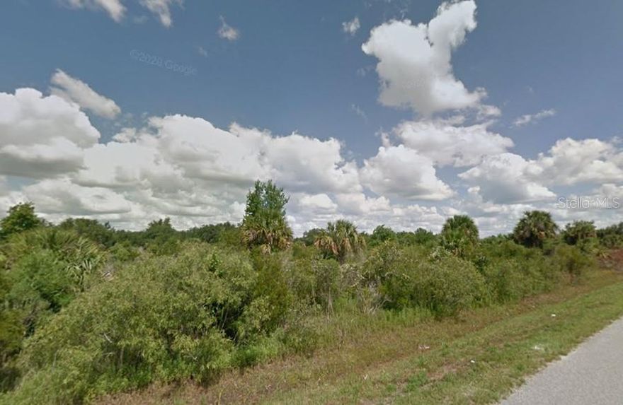 GREAT LAND FOR A GREAT PRICE! This 1.25 Ac. CORNER FLAT/LEVEL Building lot is Zoned Agriculture w/NO HOA. This land is loaded with beautiful PALM TREES and others you can work with to create your new homestead.   Power is nearby with a paved main road on the East Boundary and a smooth unpaved grass road to the North.  Buy now and hold as an investment with low property taxes with no timeline to build.   Okeechobee Co. Tax ID: 1-21-34-33-0A00-00001-I000, LOT GPS Coordinates: 27.50702200, -81.02362900