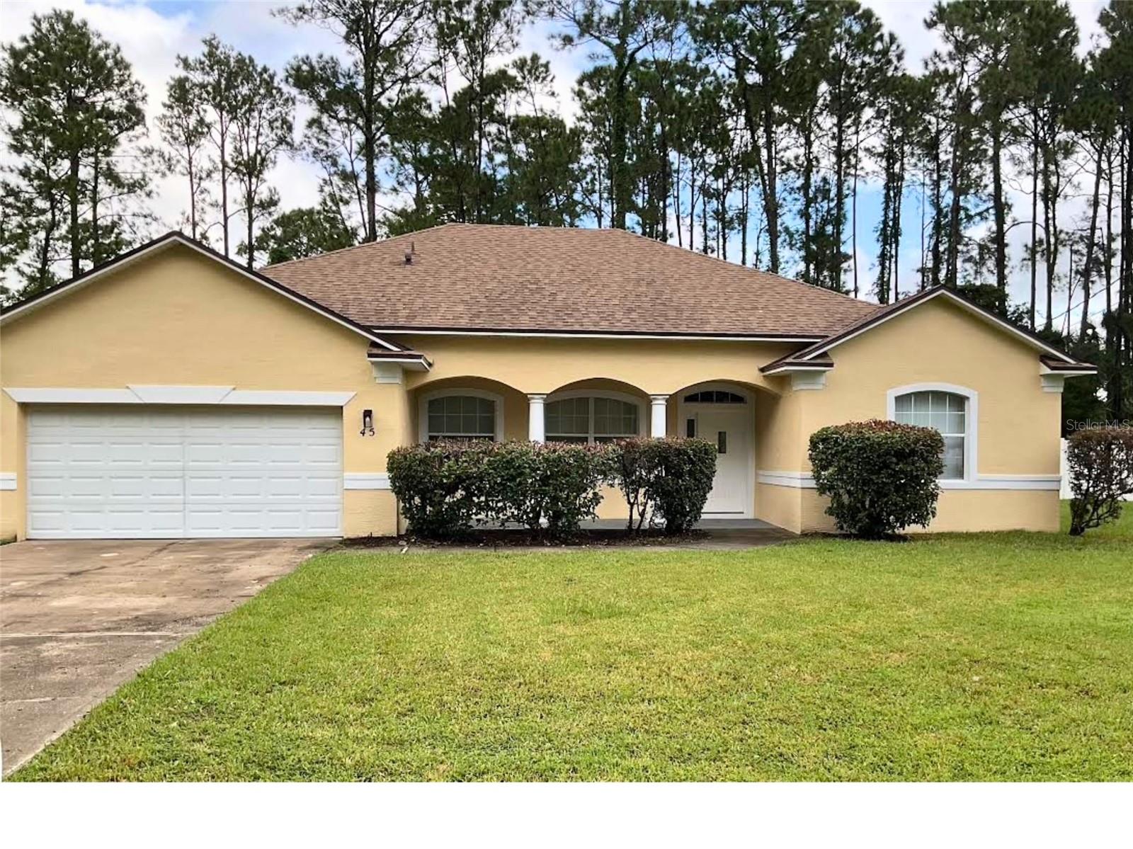 Welcome to this lovely home in Palm Coast! This residence offers a great mix of comfort and ease. It has a NEW ROOF from 2023, giving you peace of mind for years to come. The home has also never had flood or storm damage. The open living and dining areas are perfect for having friends over. The kitchen features updated appliances and ample space. The master bedroom is a peaceful getaway with its own bathroom and a walk-in closet. Outside, the yard BACKS UP TO a NATURE PRESERVE, so you'll have no rear neighbors. The SCREENED FLORIDA ROOM is a perfect spot to relax. This home is close to shops, restaurants, and beautiful beaches. See this gem!