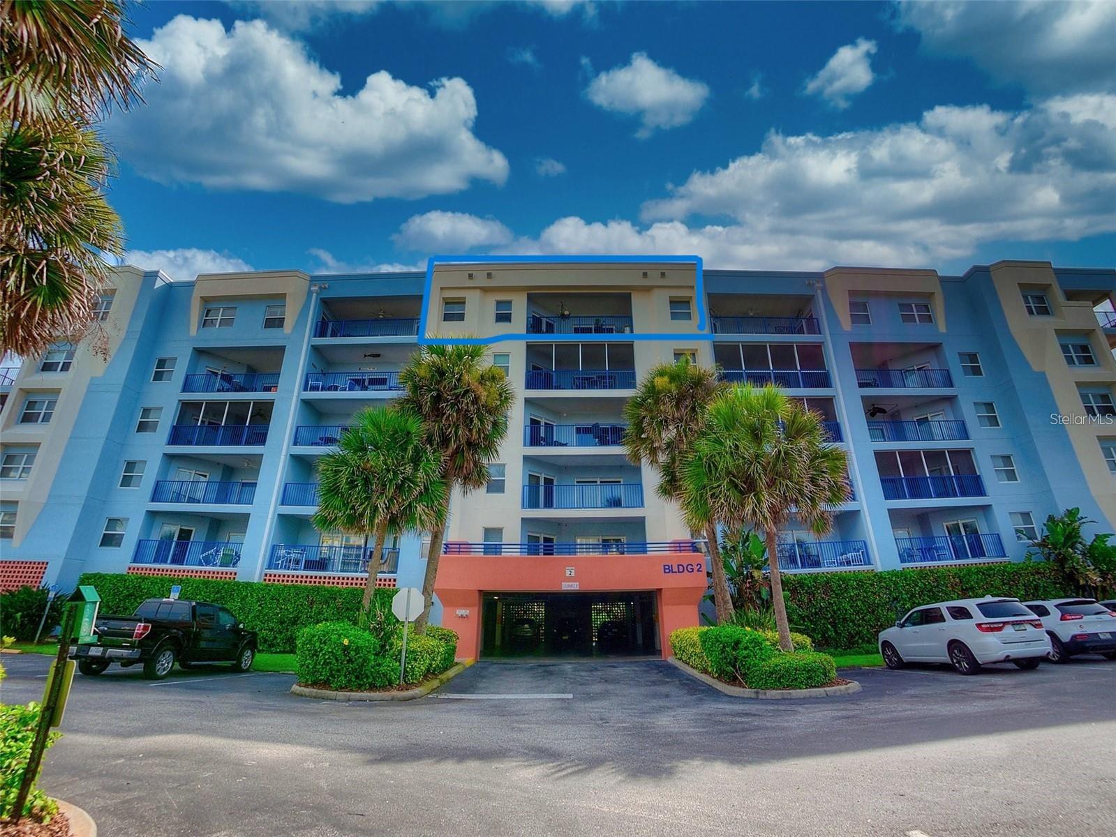 Resort Style Living at its finest. This top-floor condo is centered right in the middle of building 2. It has 3 bedrooms, 2 baths, in-unit washer and dryer laundry room with utility sink, balcony directly facing the beach with a partial ocean view that can be leased seasonally, monthly, or year-round. This condo comes furnished. The sunrises and sunsets are just spectacular from the balcony of this condo. This is a gated community. There are 2 resort-style heated pools, 2 whirlpools, 2 clubhouses with fitness centers in each, 2 tennis courts, a basketball court, shuffleboard courts, bocci ball court, a barbecue area, a small theatre, and a serene walking trail that stretches along the estuary on the backside of the property. There is ample parking outside and 1 parking spot under the building garage. Elevator and carts are available in the garage. Ocean Walk is located on the south end of New Smyrna Beach/Silver Sands beachside. This luxury complex is only steps away from the non-drive beach with a deeded access walkway. Enjoy all that New Smyrna Beach has to offer, including shopping, dining, kayak and paddleboard tours, art galleries, the Marine Discovery Center, the New Smyrna Beach Museum, Sugar Mill Ruins, inshore and offshore fishing, surfing, and golf courses. New Smyrna Beach is also just miles away from all the major attractions...Disney, Magic Kingdom, Epcot, Hollywood Studios, Animal Kingdom, Universal, SeaWorld, Legoland, and the Historic St. Augustine, to name a few. Please call for pricing, as it varies depending on the rental term and season.