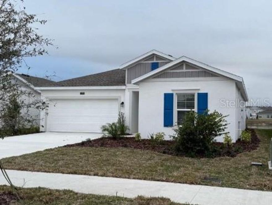 This beautifully designed home combines comfort, style, and modern convenience. The open-concept floor plan seamlessly connects the family room, kitchen, and den, creating a bright and inviting space perfect for everyday living and entertaining. The den features sliding glass doors that open to a patio, ideal for relaxing and enjoying the outdoors.

Three secondary bedrooms provide comfortable and private retreats for family members or guests. The owner’s suite, tucked away in the rear corner of the home for added privacy, features a luxurious bathroom and a spacious walk-in closet, creating the perfect personal sanctuary.

With the “All Inclusive” package, luxury and value go hand in hand, offering modern connectivity, green building features, and new energy-efficient appliances designed for convenience and sustainability.

Located in Westview, a thoughtfully planned community in Poinciana, residents enjoy a variety of amenities in this pet-friendly neighborhood, including a swimming pool, dog park, clubhouse, and athletic fields—perfect for all ages.

Nature lovers will appreciate the nearby Lake Marion Creek Wildlife Management Area, offering scenic hiking trails and outdoor recreation. The home is also just minutes from shopping, dining, and entertainment in Poinciana, with convenient access to U.S. Highway 17 for easy travel to the greater Orlando metropolitan area.

Schedule your private showing today and experience everything this wonderful home and community have to give.