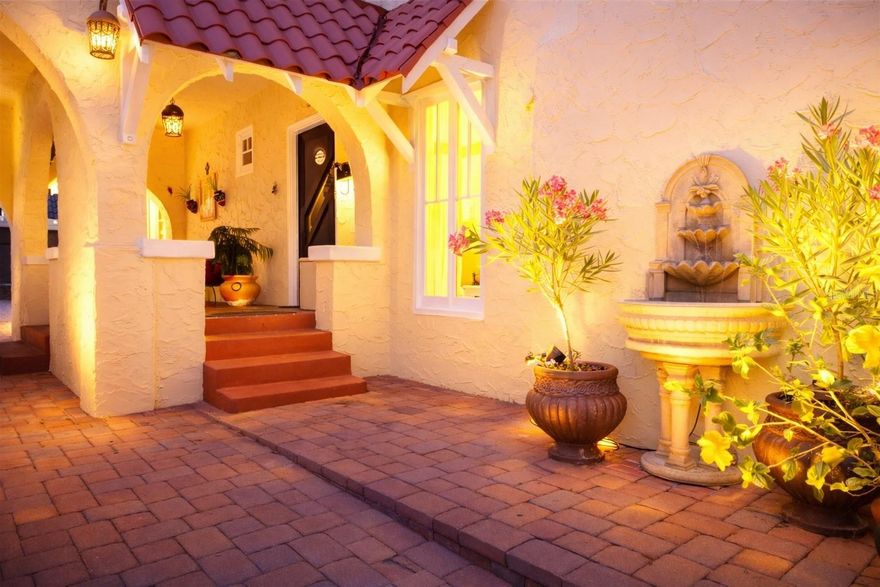 A private oasis in the heart of Lakeland, this Spanish Colonial residence is a true architectural gem. Showcasing a sparkling pool, timeless wrought iron detailing, and elegant French doors that seamlessly blend indoor and outdoor living, every element reflects refined craftsmanship and enduring style. Ideally situated between Tampa and Orlando, just minutes from downtown Lakeland and mere blocks from Lake Hollingsworth and the Lakeland Country Club, the location is as exceptional as the home itself. Rich in character, surrounded by lush ambiance, and defined by undeniable charm—this is a rare offering of a bygone era, beautifully preserved.