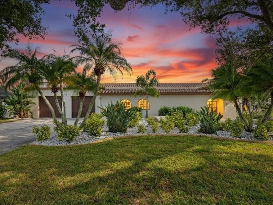 Experience the best of Florida waterfront living in this beautifully updated spacious 3-bedroom, 2-bath POOL HOME with a bonus family room (2,211sq.ft), perfectly positioned on an expansive 18,202 sq. ft lot, designed to elevate both everyday comfort and unforgettable outdoor living. Set on the water and thoughtfully upgraded throughout, this home is a true boater’s retreat with TWO NEW COMPOSITE BOAT DOCKS, a boat lift, and water and electric at the dock, ready for spontaneous sunset cruises or weekends on the bay.
The outdoor living space features a newly resurfaced and tiled pool (2024) that anchors the expansive screened and covered lanai, creating a private oasis ideal for entertaining, relaxing, or enjoying waterfront views year-round. Mature landscaping, a charming courtyard, and an extra-long driveway with ample parking add to the home’s impressive curb appeal.
Inside, the split floor plan offers both functionality and privacy. The light-filled living and dining rooms flow seamlessly into the entirely remodeled kitchen, featuring all stainless steel appliances (2025), new cabinetry, upgraded lighting, and new ceramic tile flooring throughout. Automatic shades in the living, dining, family room and kitchen spaces enhance comfort and style.
The primary suite is a peaceful retreat with a large walk-in closet, while two generously sized secondary bedrooms share an oversized full bathroom. A bonus family room provides flexible space for lounging, entertaining, or a home office.
Major improvements include a tiled roof (2017), all hurricane impact windows and sliders (2019), new interior and exterior paint, new interior doors, upgraded light fixtures, HVAC (2025), AC ducts (2023), pool pump (2025), and a full suite of smart home features controlling the A/C, thermostat, fire alarm, ceiling fans, garage doors, front door, blinds, doorbell, and cameras.
This move-in-ready waterfront home blends modern upgrades with exceptional outdoor living, perfect for boating enthusiasts and anyone seeking the ultimate Florida lifestyle. No HOAs or CDDs!