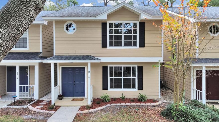 Nestled in the charming Fox Lake neighborhood, this stylish townhome boasts 3 bedrooms, 2.5 bathrooms, and a generous 1485 sq ft floor plan. Completely renovated, the property showcases modern upgrades such as custom wooden kitchen cabinets, premium quartz countertops, stainless steel appliances, lavish solid surface bathroom vanities, tailored stairs, ceiling fans, doors and hardware, mirrors, crown molding, baseboards, porcelain tile in the bathrooms, and laminate flooring with underlayment throughout. The residence offers a bright and airy ambiance with an open layout, abundance of natural light, and vaulted ceilings in the three bedrooms upstairs, with the primary bedroom featuring its own en-suite bathroom. The screened-in porch with updated wood tiling provides a peaceful outdoor retreat, while the first floor includes a convenient half bath. Surrounded by lush oak trees, the property enjoys a prime location near US 19 for easy commuting and access to explore various attractions including The sponge docks, Fred Howard Park, Honeymoon and Caladesi State Parks, and Clearwater Beach. The nearby St. Pete–Clearwater and Tampa International Airports are both less than half an hour away. The area also offers historic Tarpon Springs, Dunedin and Safety Harbor, the Pinellas Trail, and top-rated schools. Fox Lake, a community suitable for all ages with serene surroundings and mature oak trees. Residents are permitted to have 2 pets with no lease restrictions and can make use of amenities like the heated pool, clubhouse, shuffleboard, tennis and basketball courts, pet-friendly walking trails, and a playground. The monthly fees cover water, trash, sewer, cable/internet, pool upkeep, and landscaping. Don't let this extraordinary chance pass you by to reside in a peaceful sanctuary with urban conveniences. Don't hesitate to schedule a viewing of this exceptional home and begin living the lifestyle you've always desired!