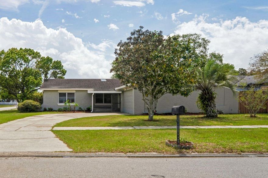 One or more photo(s) has been virtually staged. ** MORE PHOTOS COMING SOON** Pool home on large corner lot in super Altamonte location with *NO HOA* and *NO CDD* and located high and dry in no flood zone. This bright and roomy, solid block 3-bedroom, 2-bath residence offers a split-bedroom layout, spacious living areas, an oversized master bath, a large screened private pool with a fenced backyard, pad for fire pit/grill, and attached shed for extra storage. Great for pet lovers and full-time Florida living with attractive long or short-term rental possibilities. *EXCELLENT PAD SPLIT or RENTAL PROPERTY* Well maintained with strong structural fundamentals, this property presents an excellent opportunity for a buyer to add light cosmetic updates and build immediate equity. Major appliances convey. Minutes from shopping, dining, parks, and major commuter routes. Convenient to Seminole State College and Advent Health, Orlando Health, and HCA Hospitals. Ideal for owner-occupants or investors seeking upside potential.